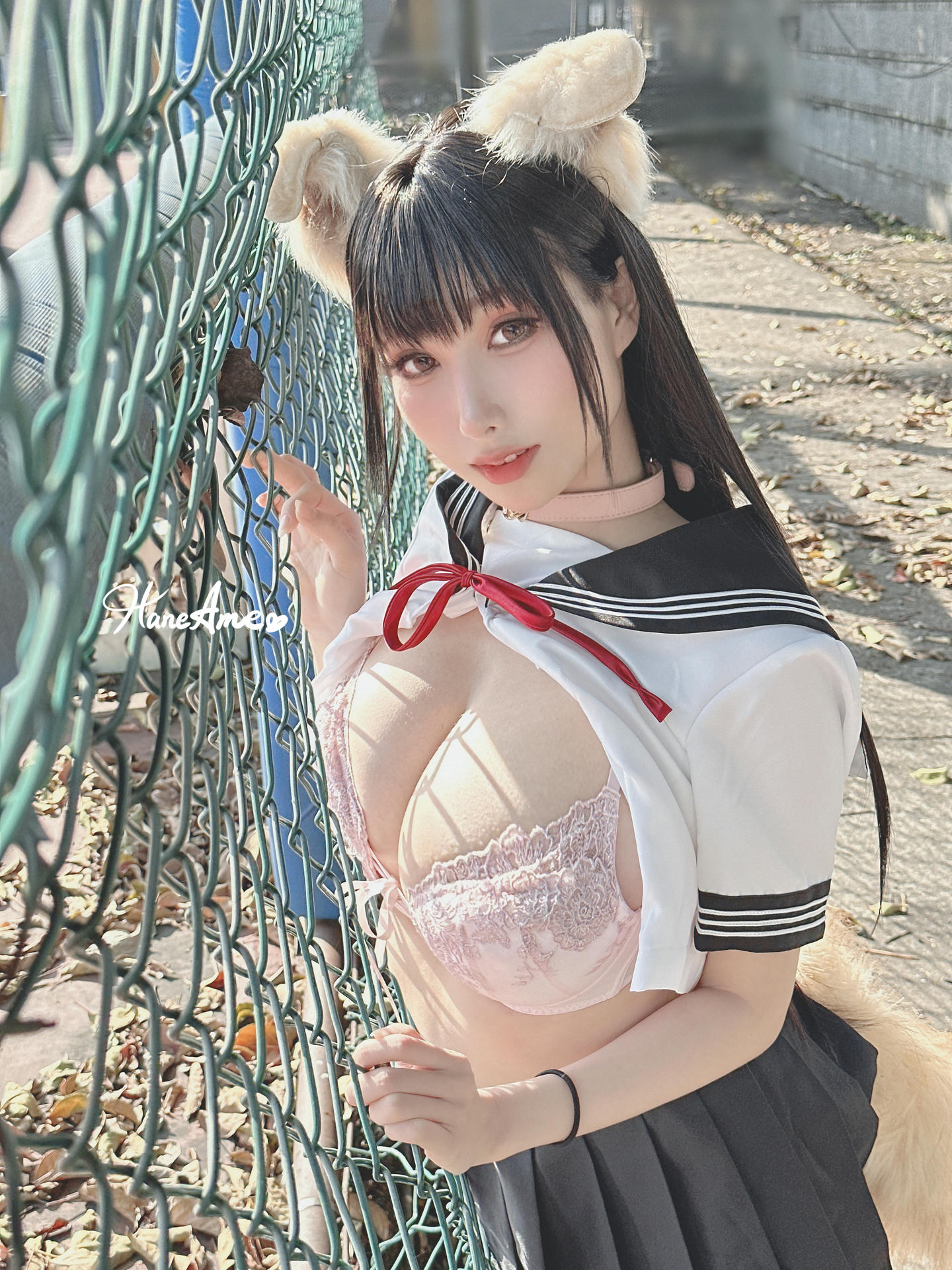 HaneAme雨波 NO.235 2月 柴犬學妹波波 [51P4V 400MB]_第3集
