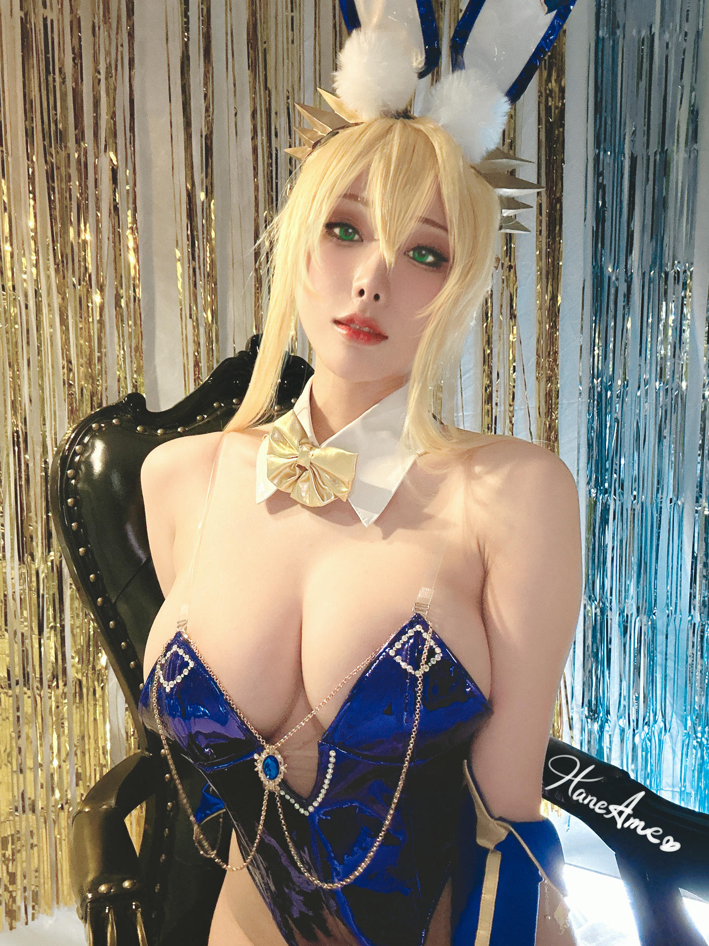 HaneAme雨波 NO.242 2023 04订阅 [148P7V 1.58GB]-FGO_Altoria lancer_Blue bunny 藍金兔女郎_第1集