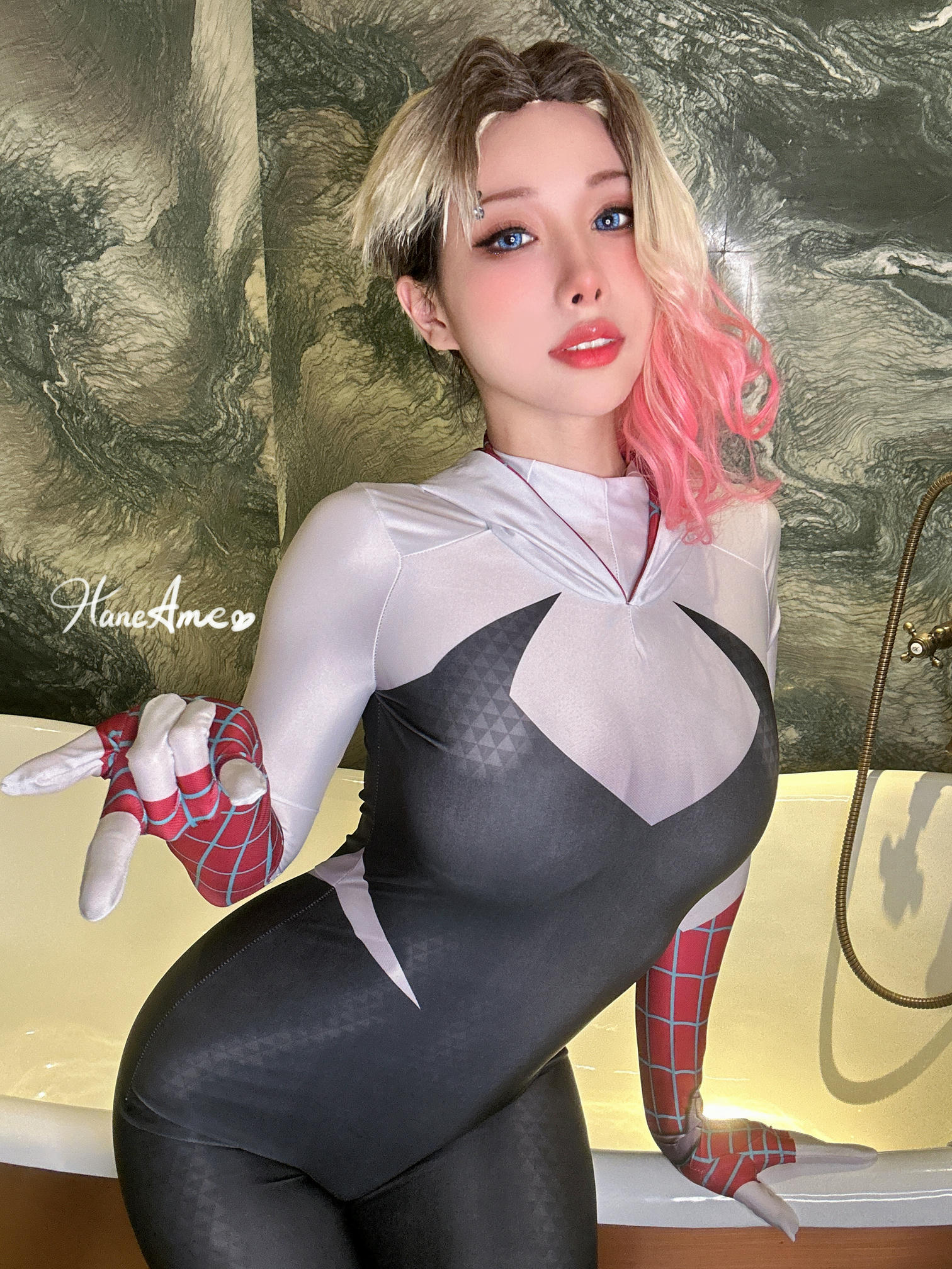 HaneAme雨波 NO.252 2307 订阅 巴爾的摩 蕾塞 蜘蛛人2 青空 [196P9V 1.5GB]-Marvel_spider Gwen 2_蜘蛛人2_第2集
