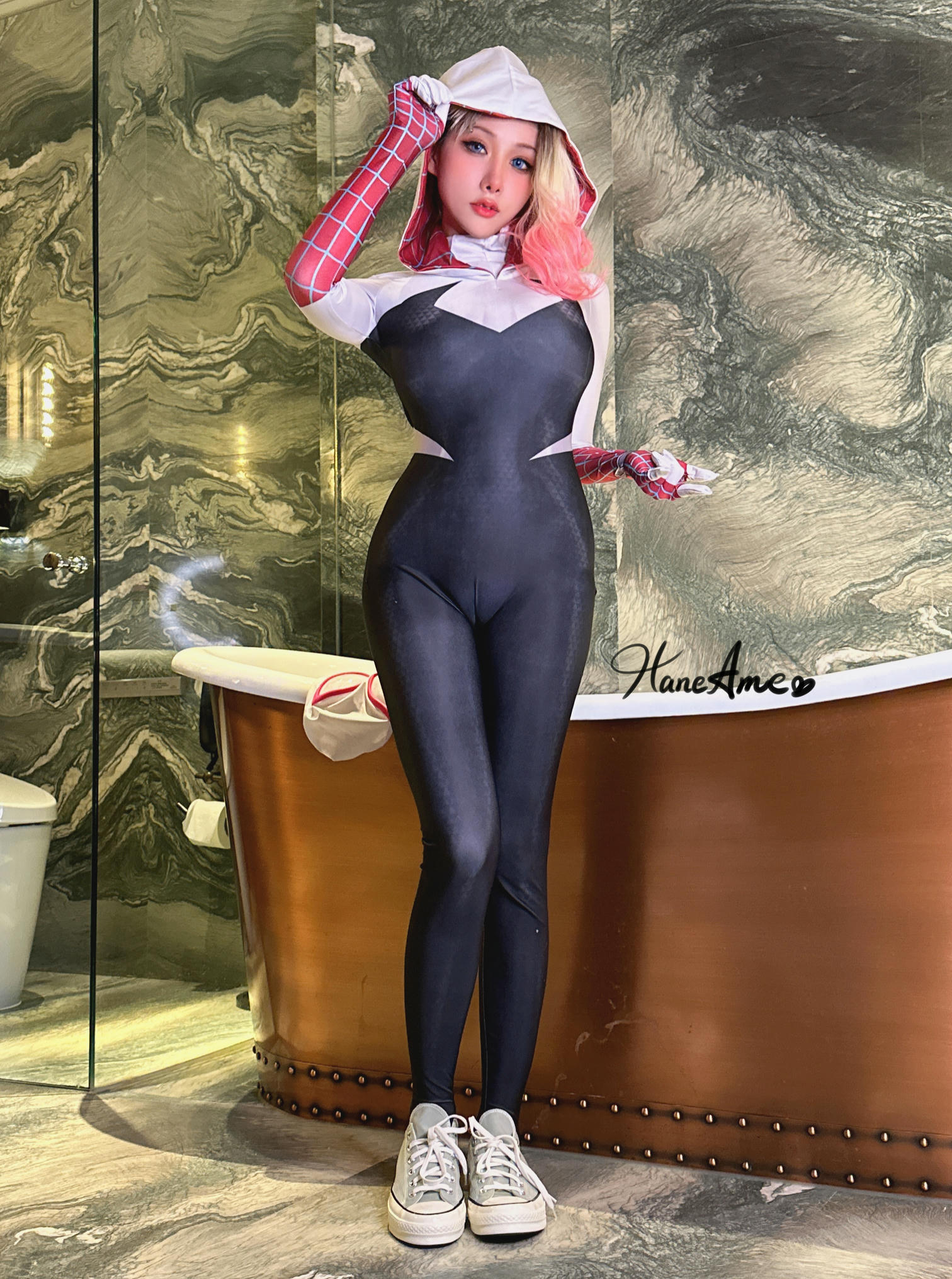 HaneAme雨波 NO.252 2307 订阅 巴爾的摩 蕾塞 蜘蛛人2 青空 [196P9V 1.5GB]-Marvel_spider Gwen 2_蜘蛛人2_第2集