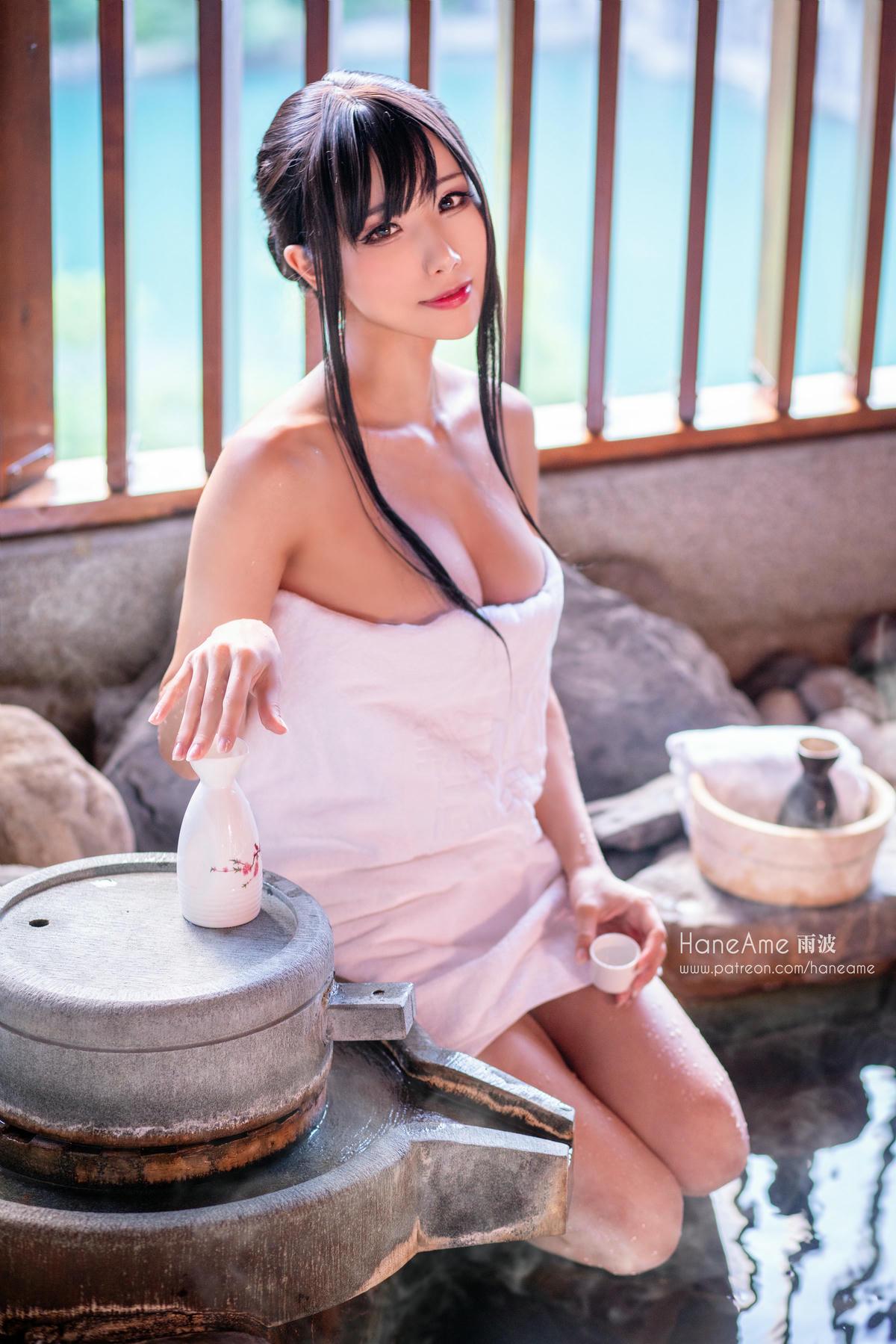 HaneAme雨波 NO.266 溫泉[100P／146MB]_第4集
