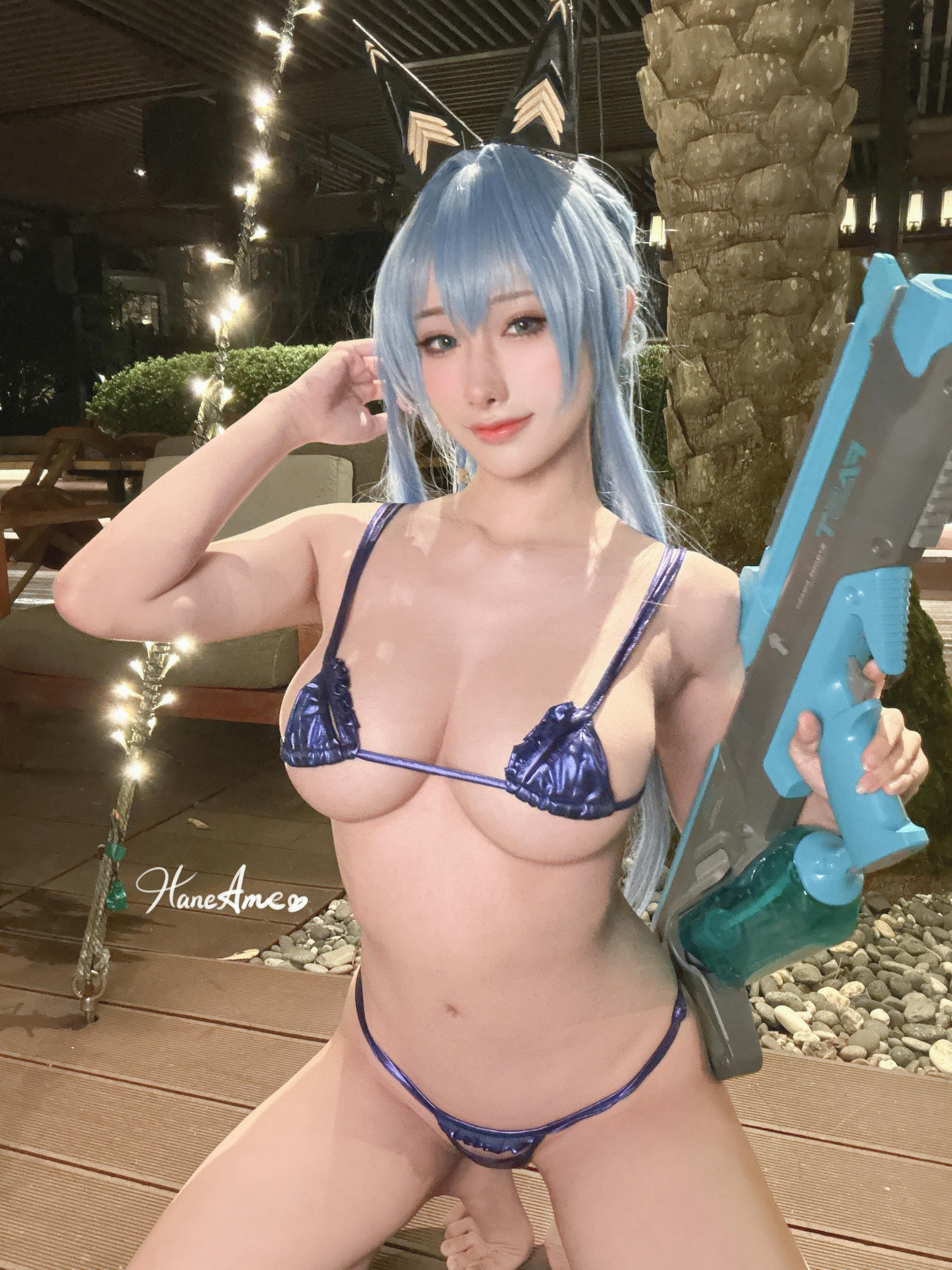 HaneAme雨波 NO.274 2310 NIKKE_HELM_SUMMER_海倫 夏日泳裝 [48P 253MB]_第2集
