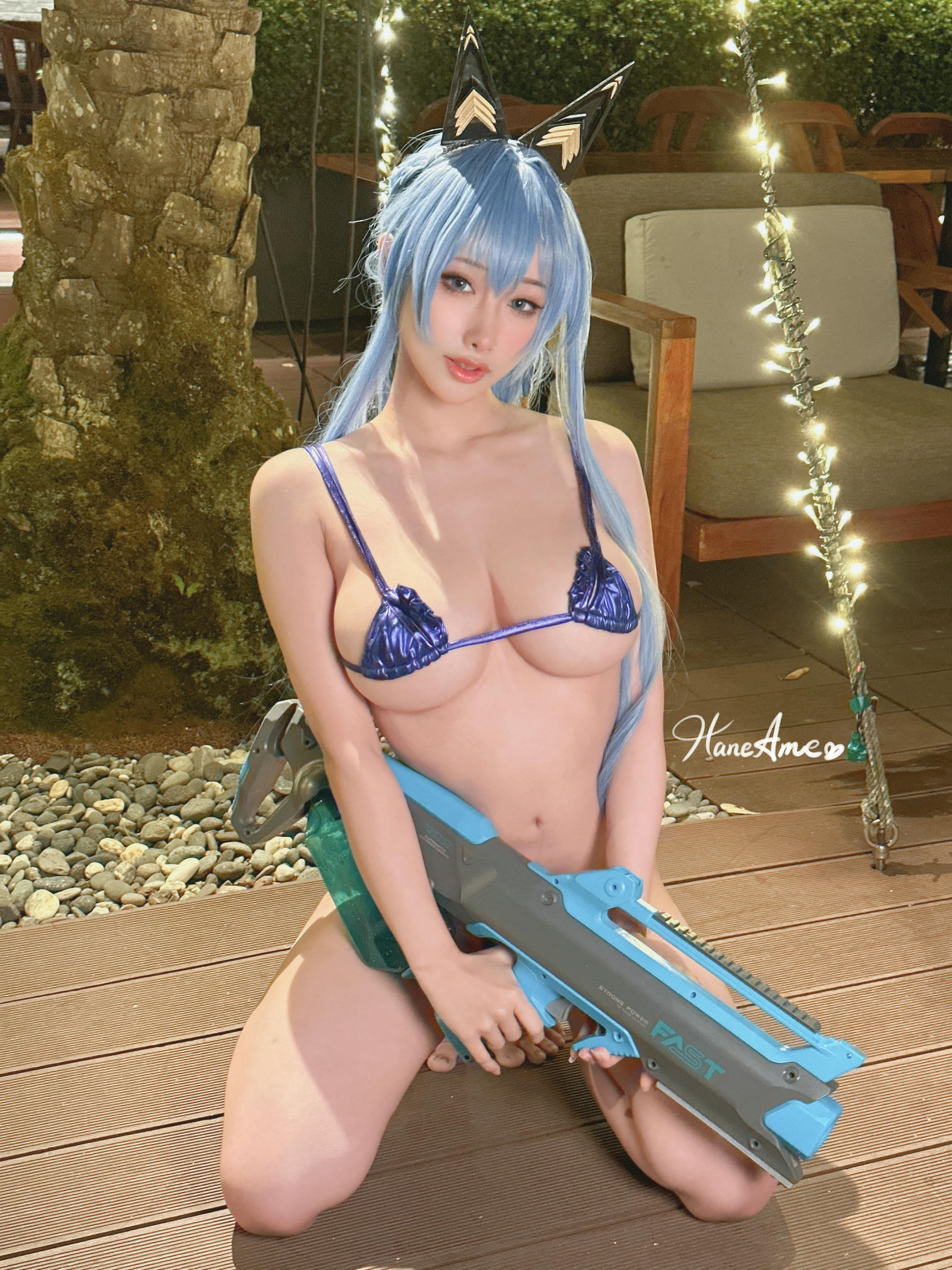 HaneAme雨波 NO.274 2310 NIKKE_HELM_SUMMER_海倫 夏日泳裝 [48P 253MB]_第2集