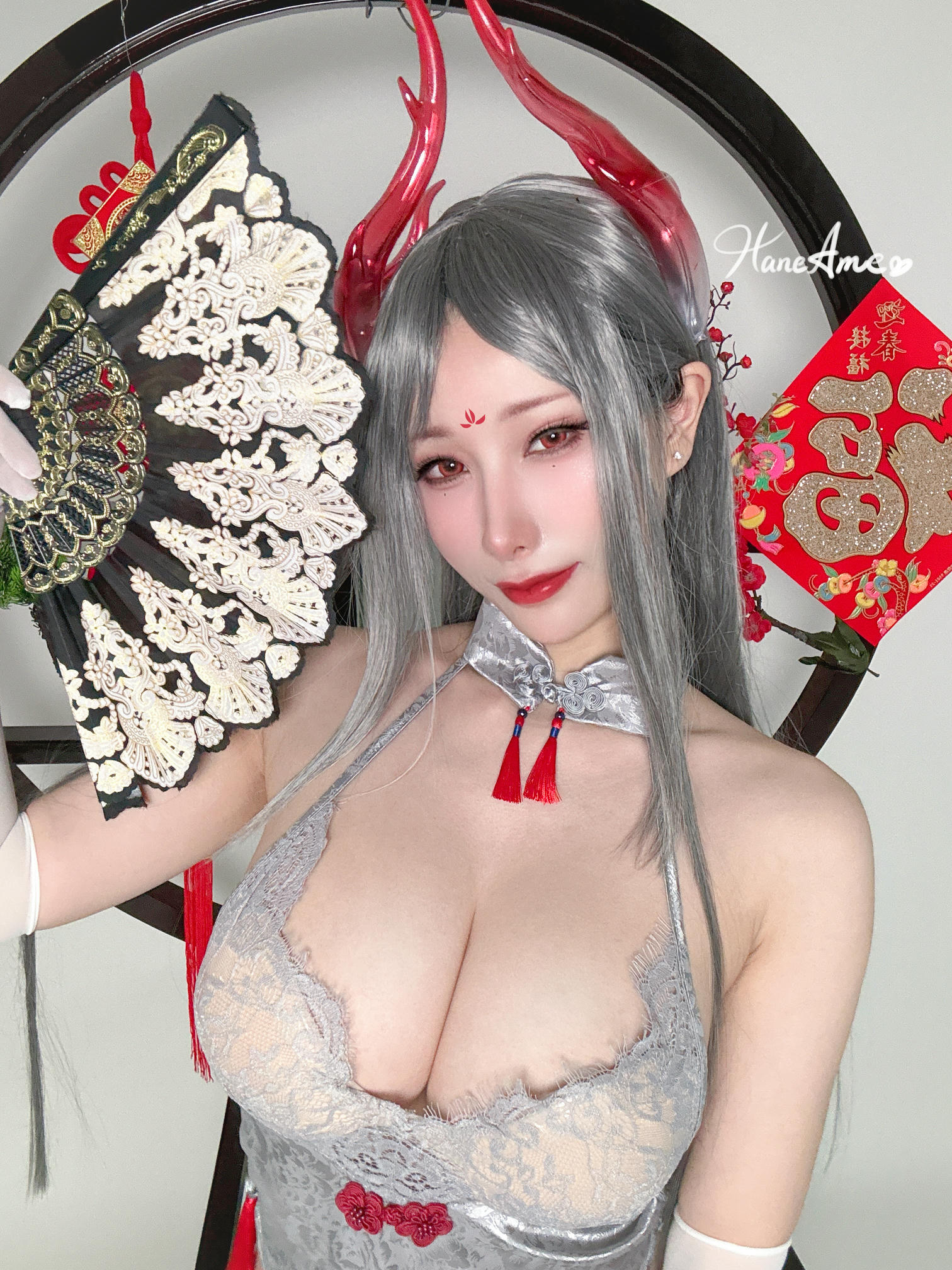 HaneAme雨波 NO.292 Original_Dragon Qipao_銀寅龍姬 [29P 219MB]_第2集