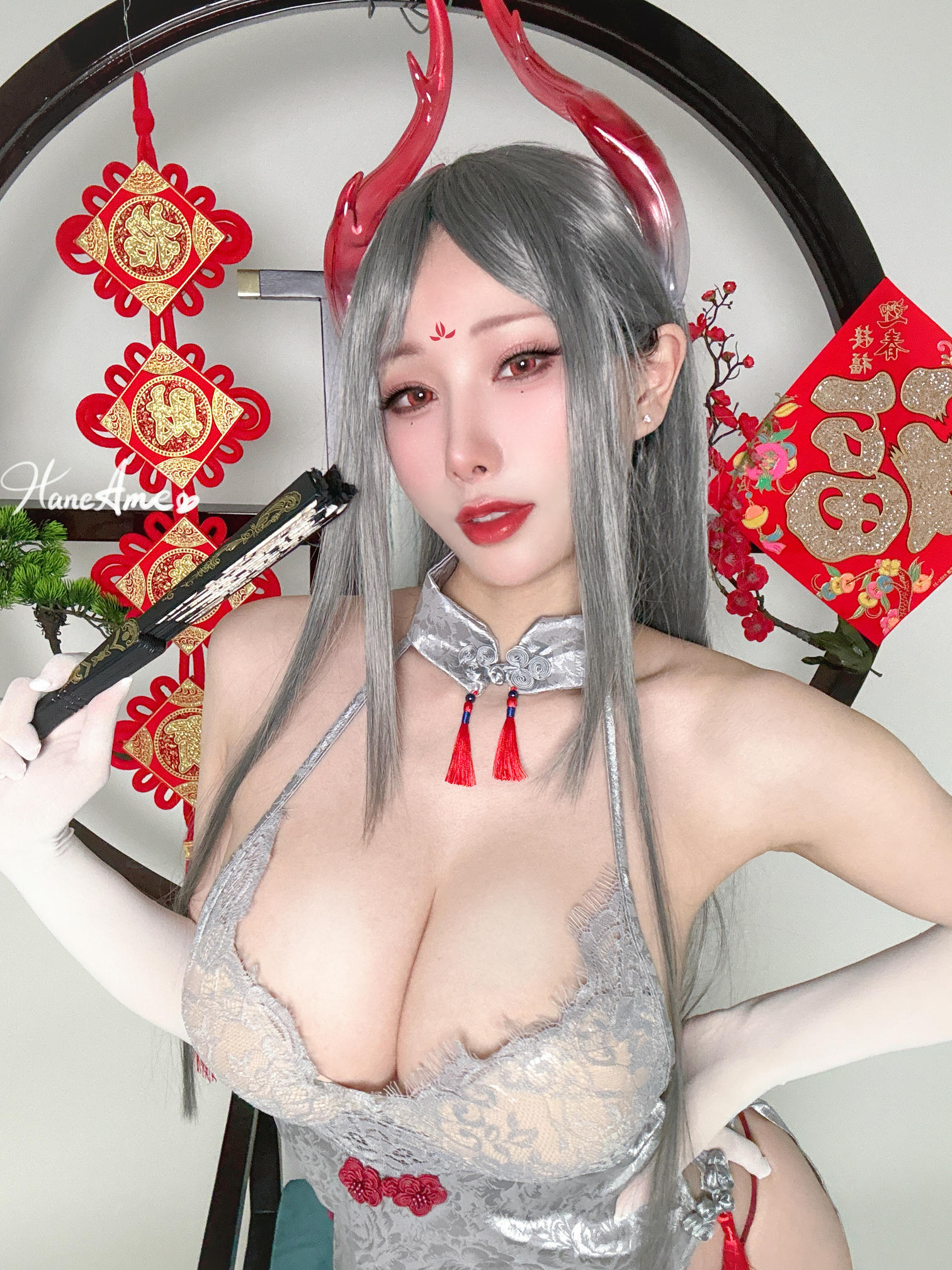 HaneAme雨波 NO.292 Original_Dragon Qipao_銀寅龍姬 [29P 219MB]_第2集