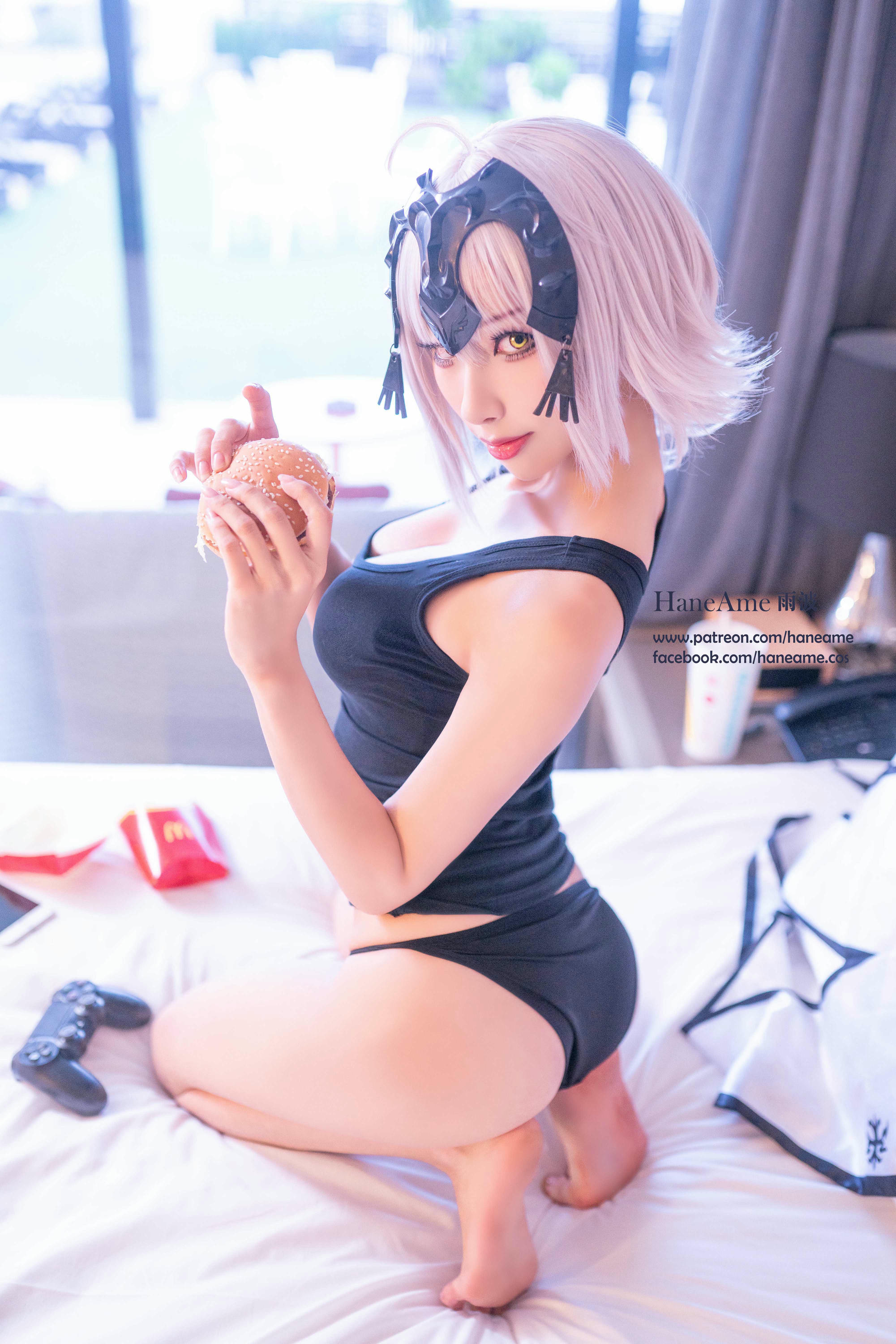 HaneAme雨波 NO.018 Fate series [1123P5V 1.59GB]-Jeane d'arc-Jeane Alter-T-Shirt_第1集