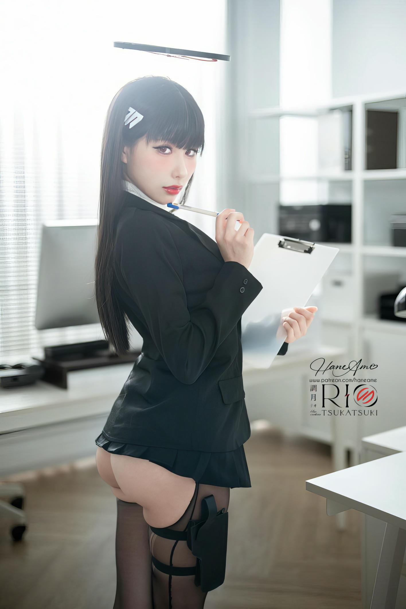 HaneAme雨波 NO.318 蔚藍檔案 調月莉央狼師寫真書[118P7V-1.75GB]_第2集