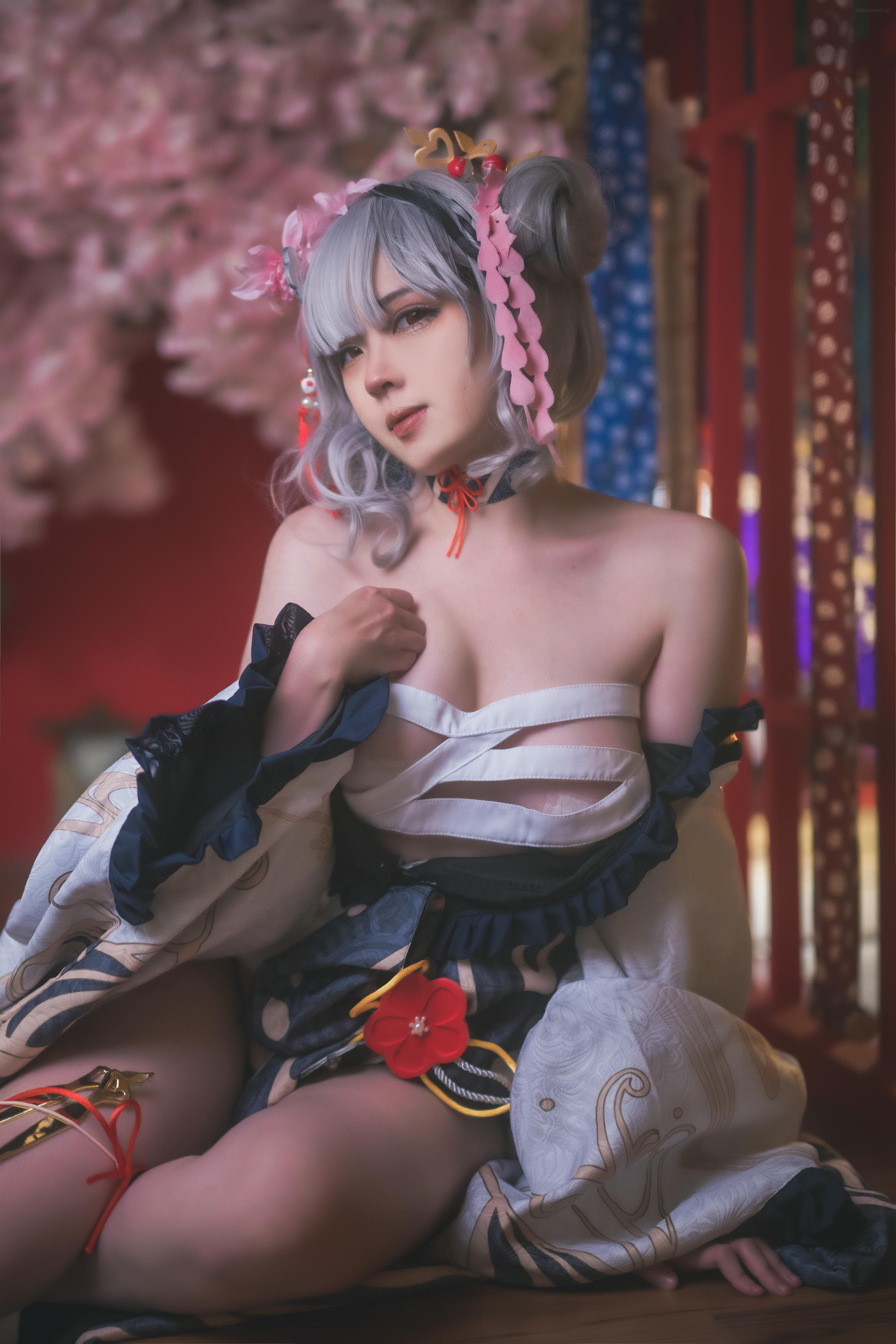 奈奈紀(@Hatori Sama)奈奈纪-2023-01-10_Sakamata Chloe _ kimono cosplay (Patreon)_000_第1集