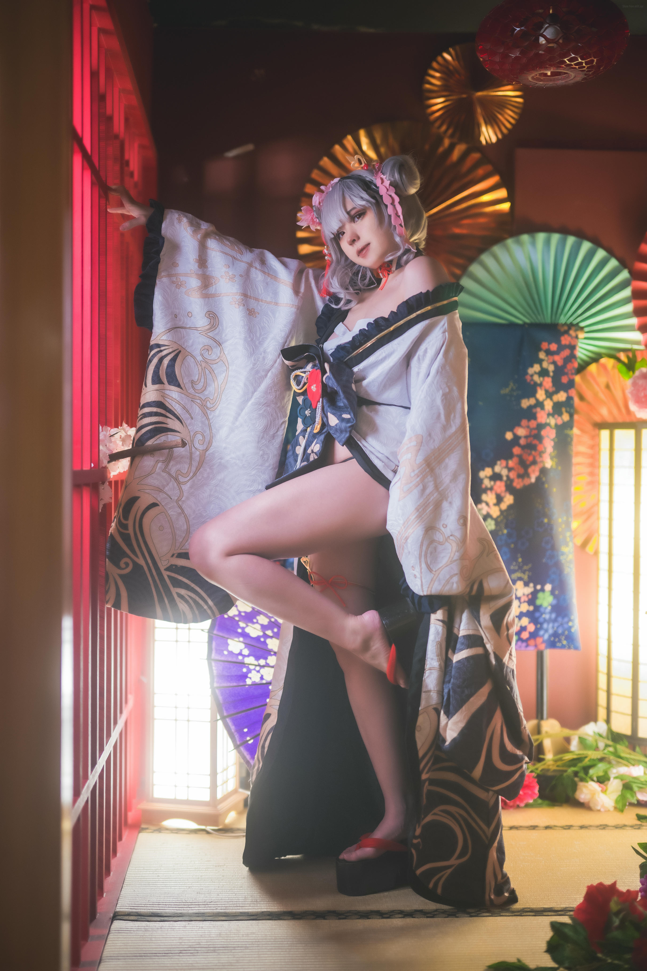 奈奈紀(@Hatori Sama)奈奈纪-2023-01-10_Sakamata Chloe _ kimono cosplay (Patreon)_000_第1集