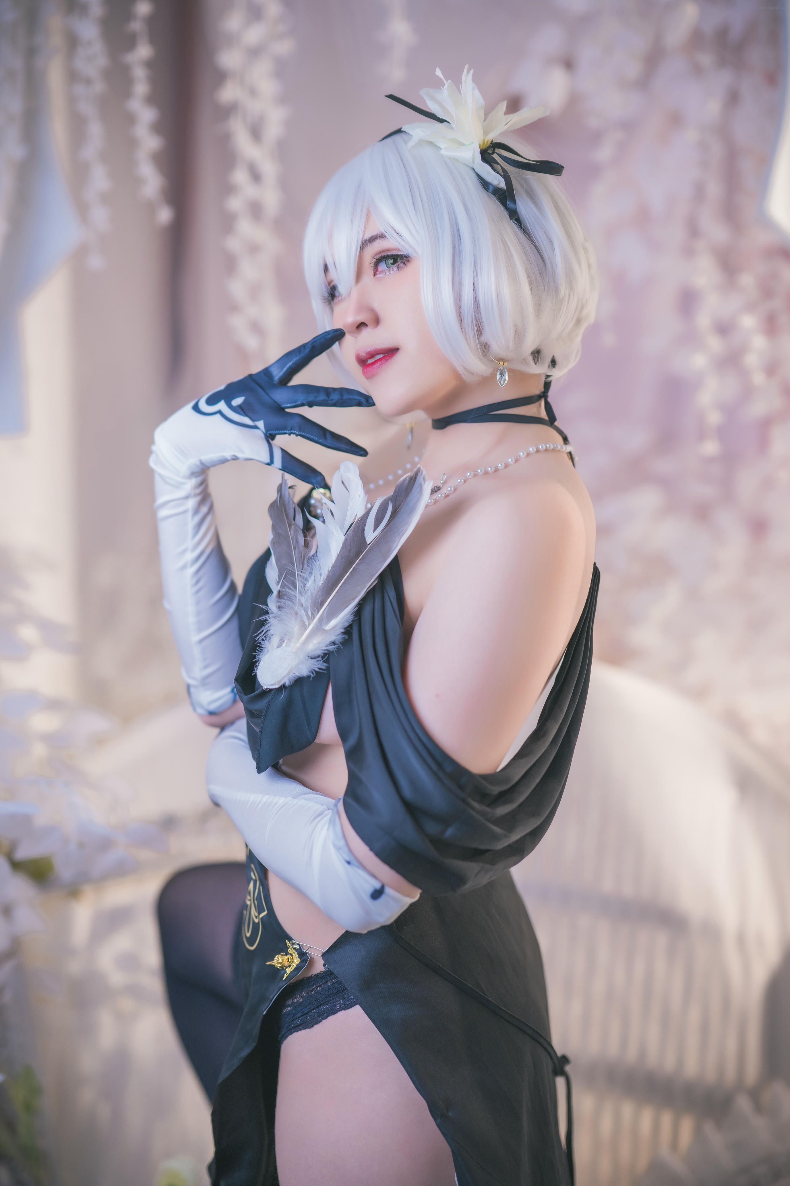 奈奈紀(@Hatori Sama)奈奈纪-2023-04-15_2B Nightdress _ fan art version 10P (Patreon)_00_第1集