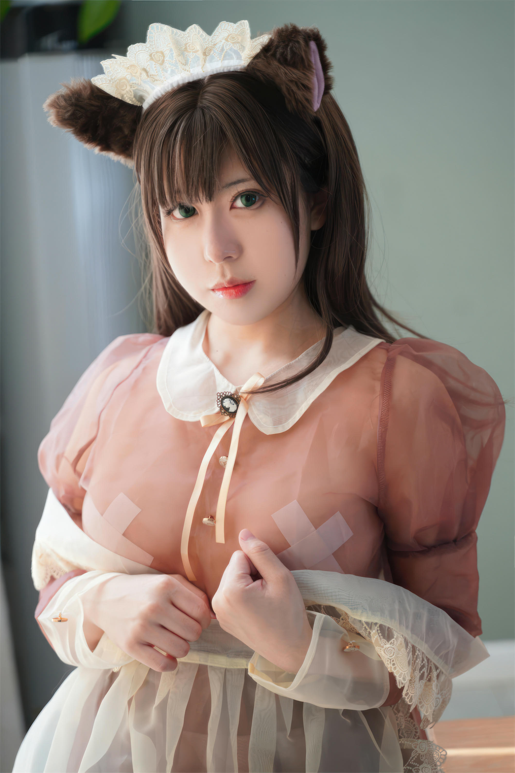 虎森森 NO.042 棕色透明女仆[35P-229.2M]_第1集