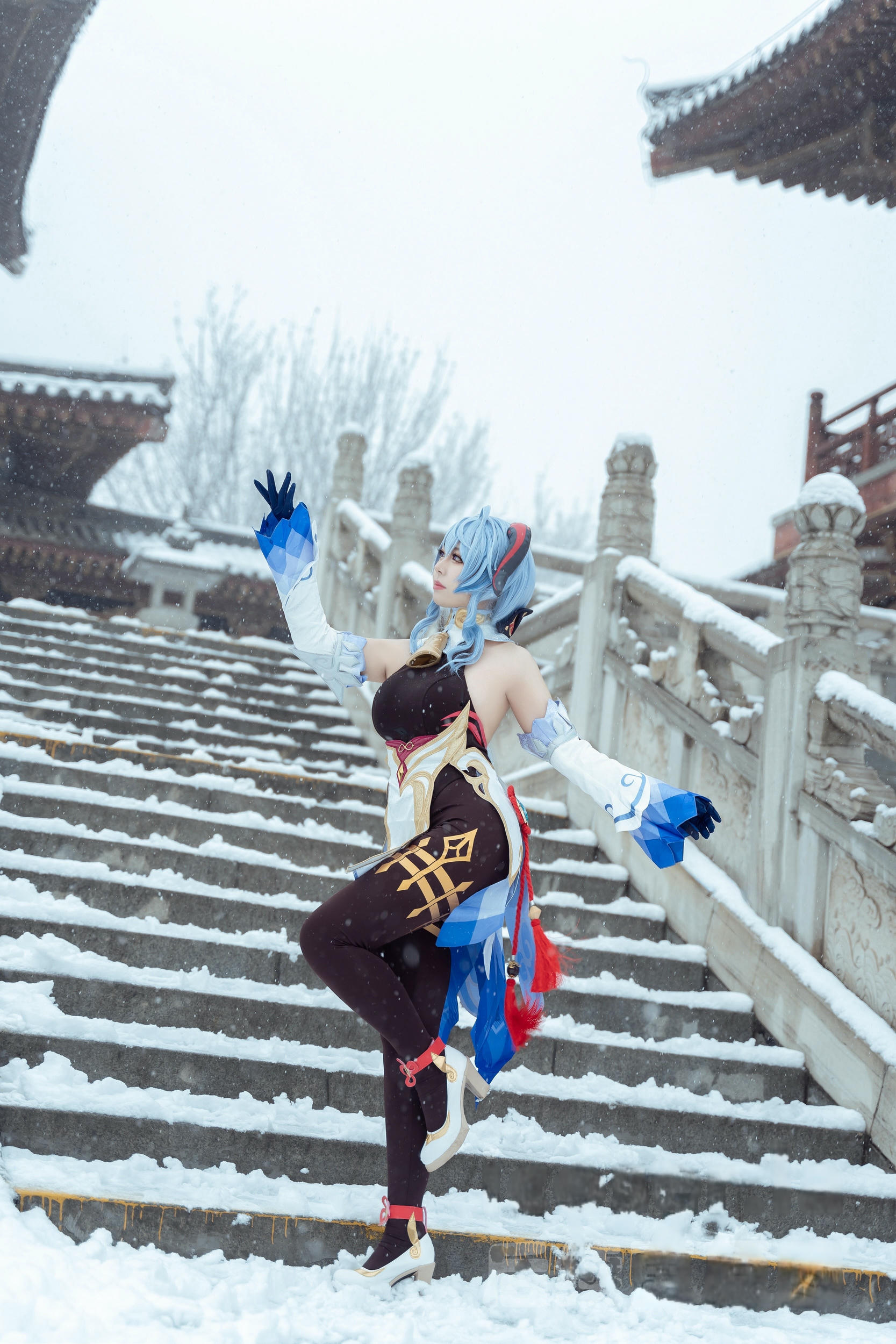 虎森森 NO.046 原神 甘雨 雪景[42P 298.2M]_第2集