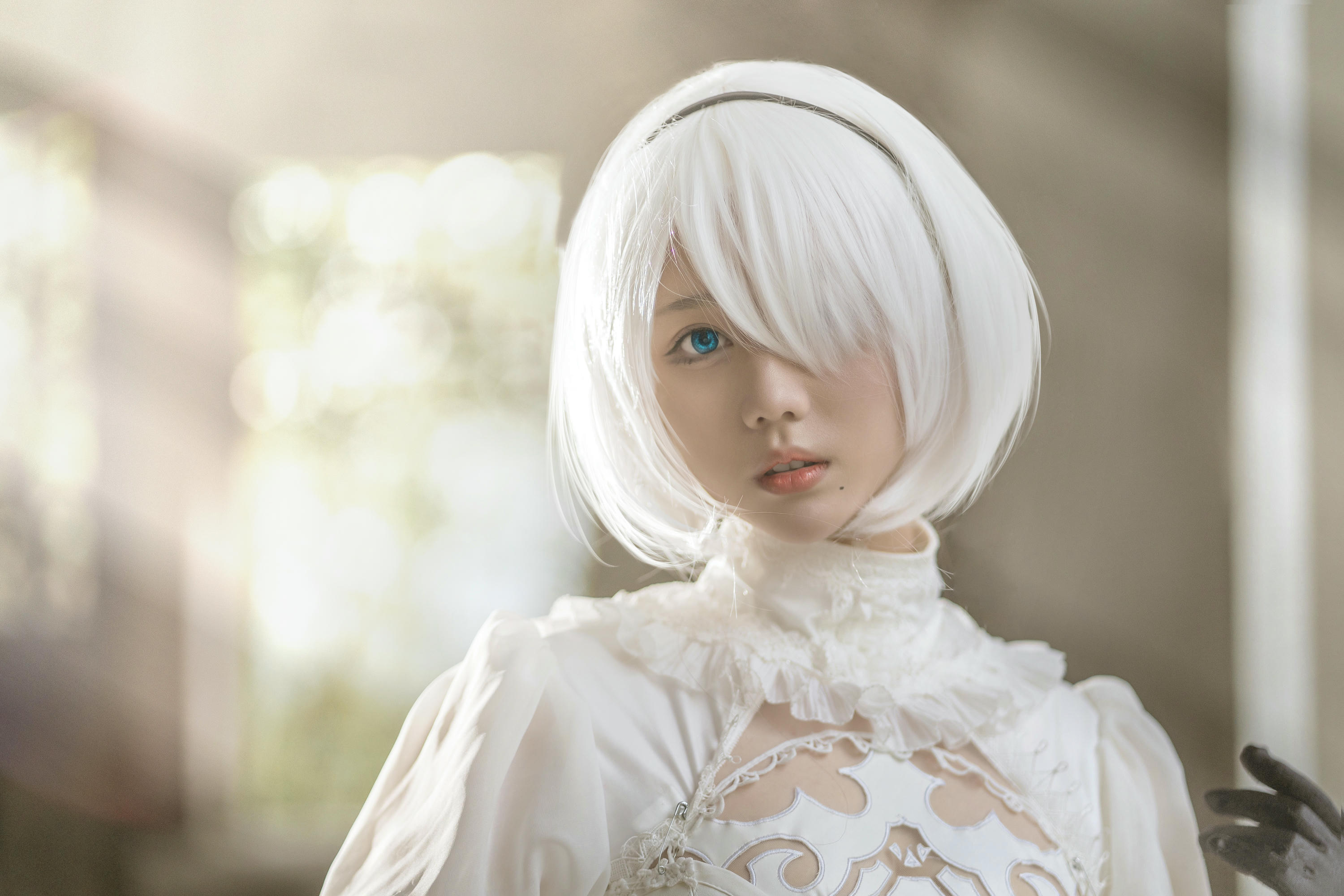 镜酱 NO.001 2B白色婚纱 [13P 168MB]_第1集