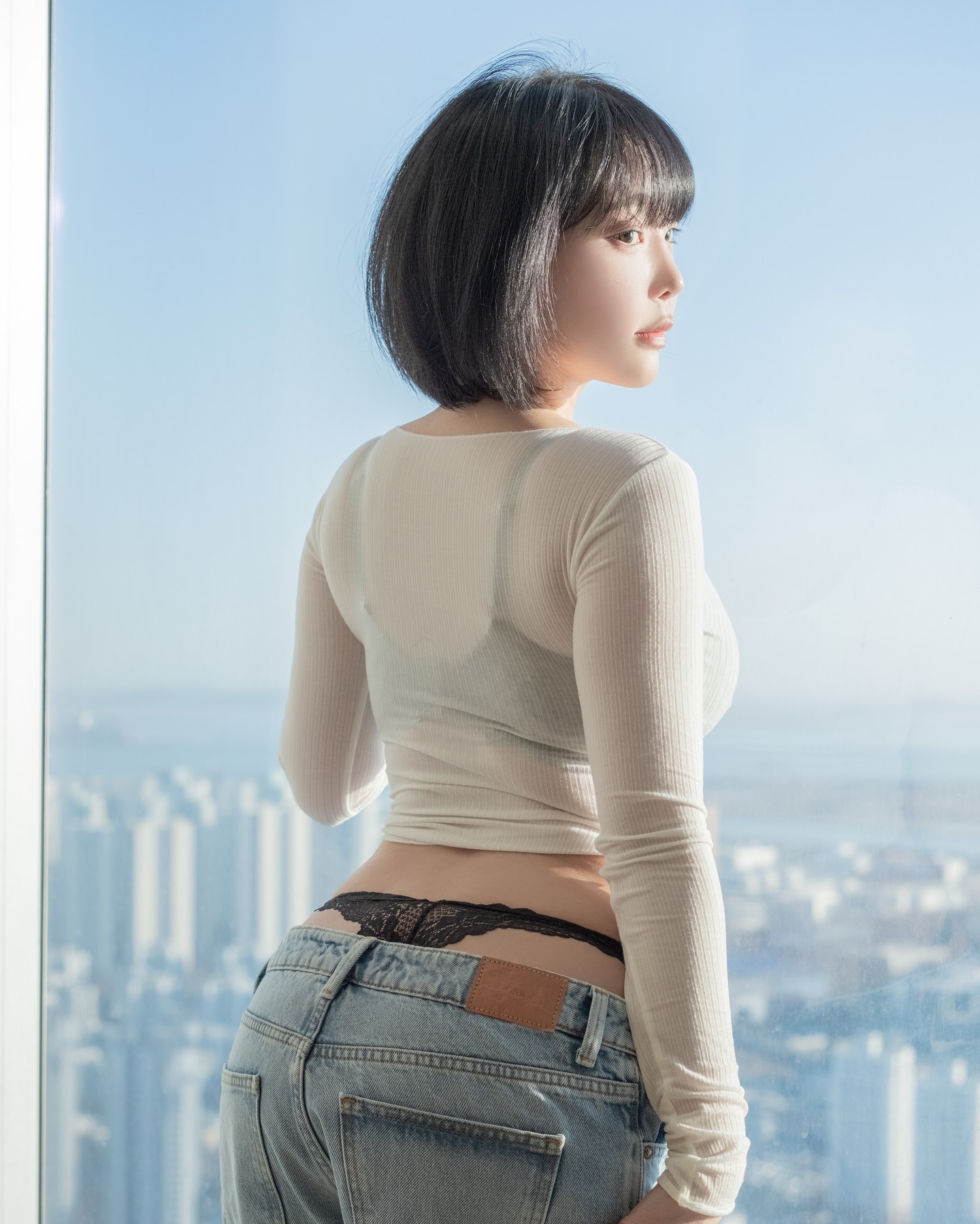 姜仁卿 NO.124 White T Shirt and Jeans Concept [20P 72MB]_第1集