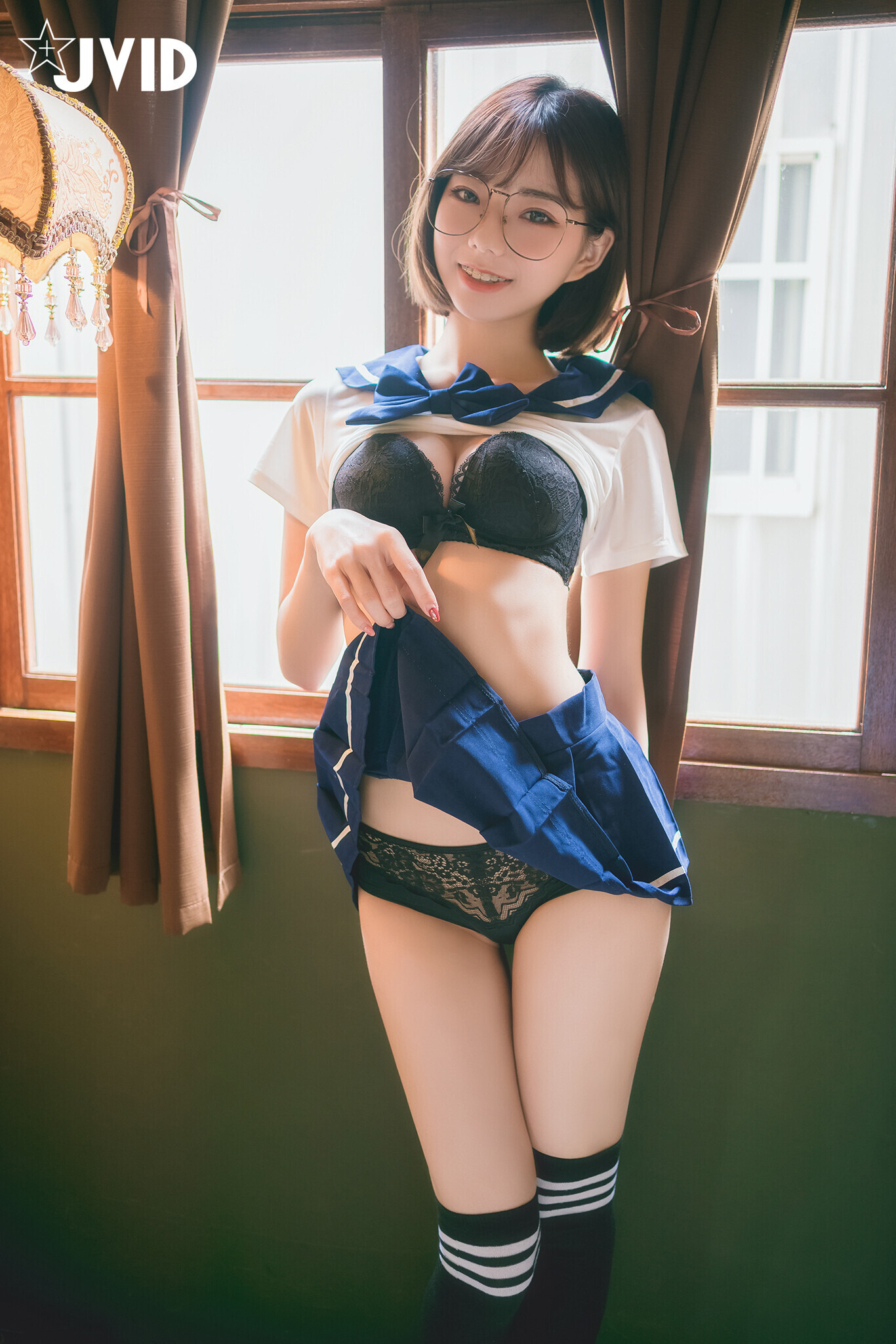 JVID NO.1051 高校生啾啾 [128P1V 168MB]_第3集