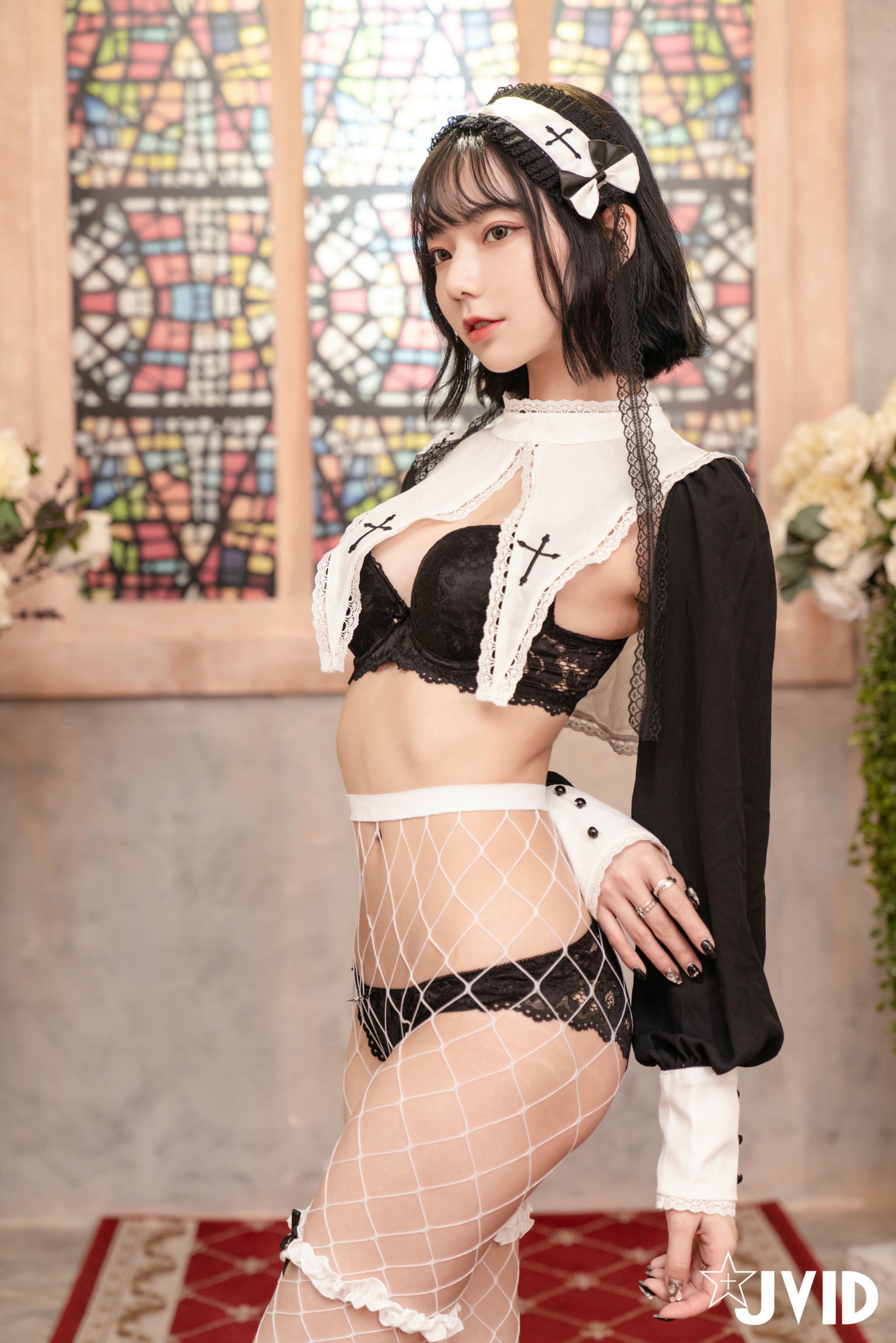JVID NO.1055 啾啾 甜美小修女 [103P 161MB]_第3集