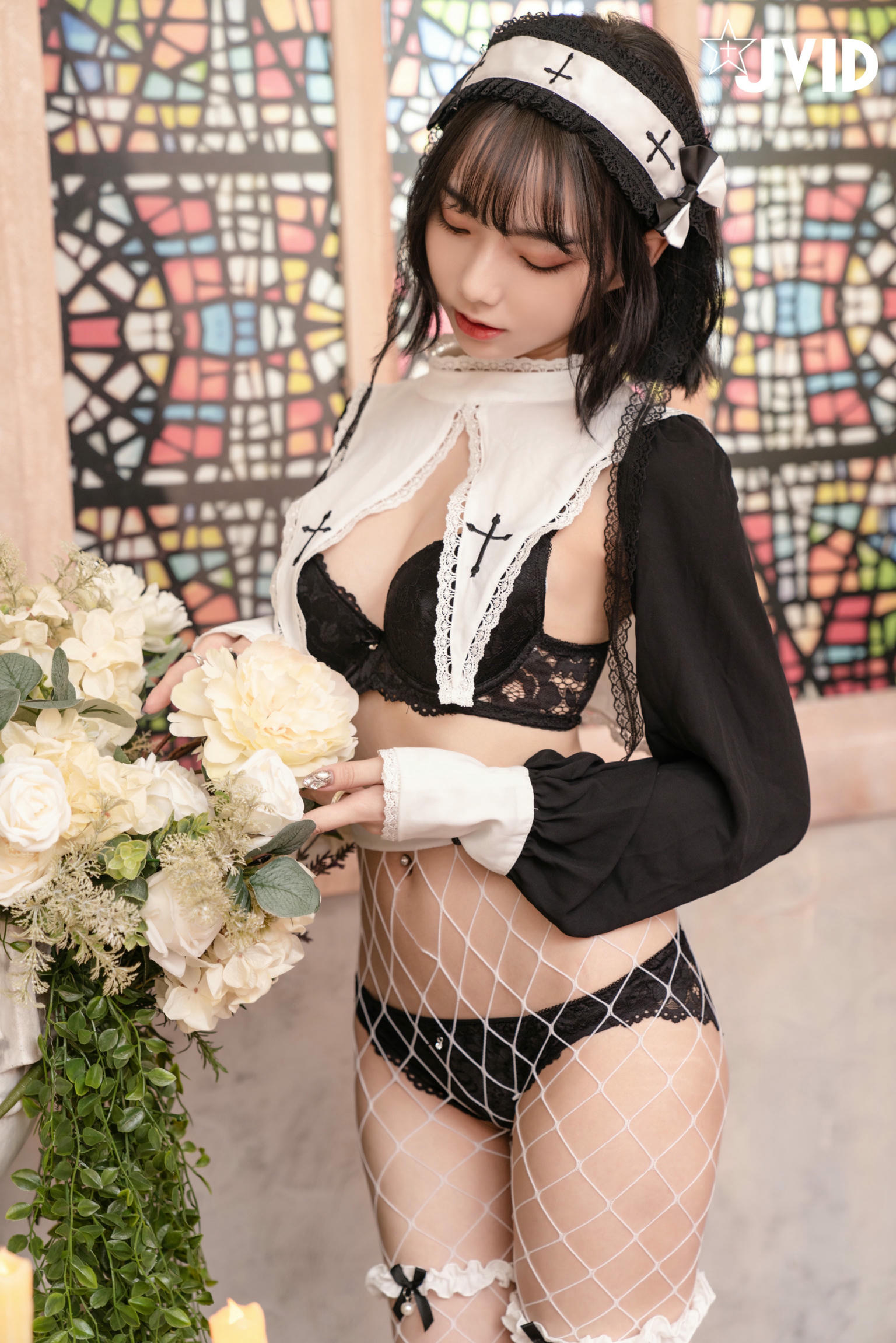 JVID NO.1055 啾啾 甜美小修女 [103P 161MB]_第3集