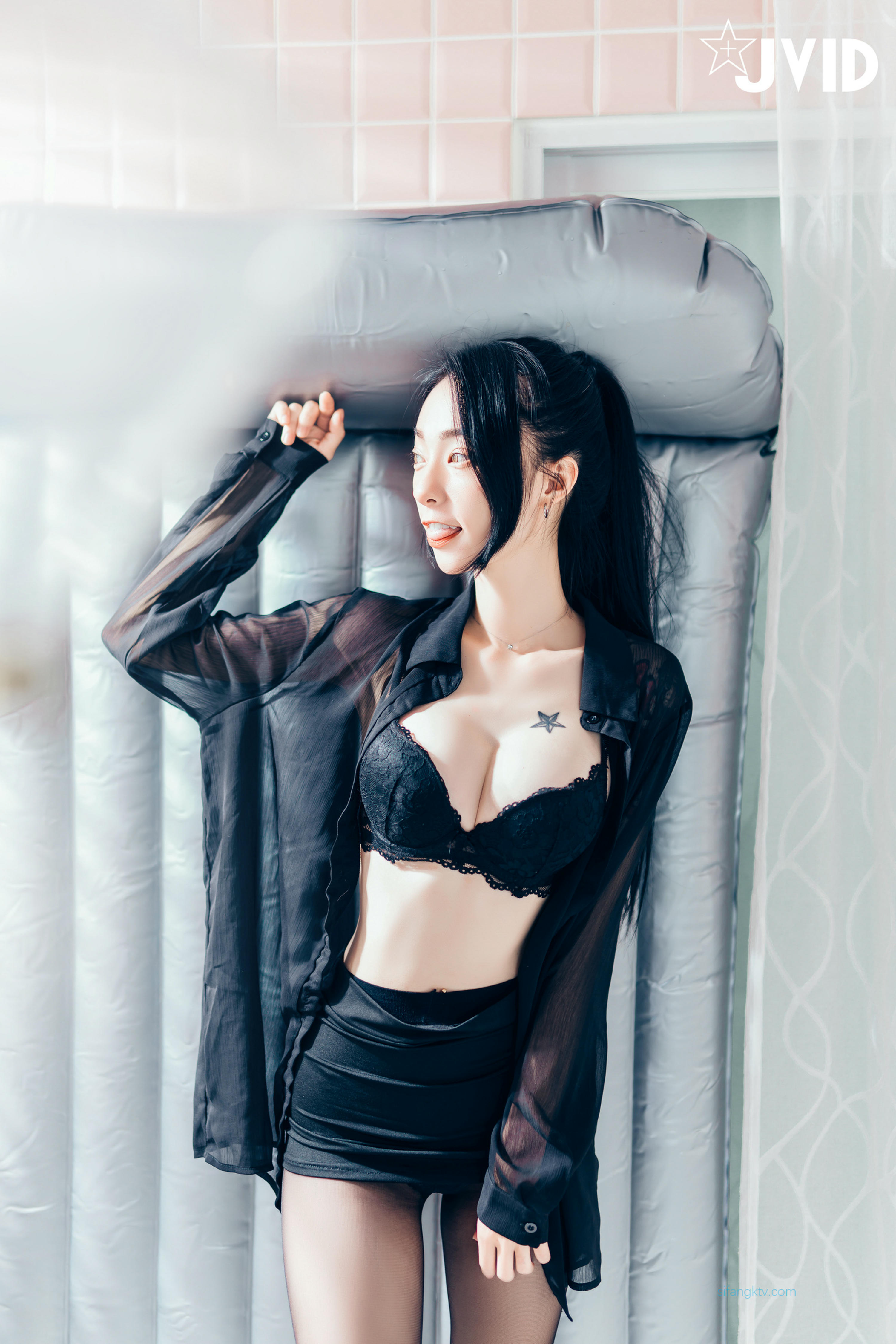 JVID NO.535 上司新人下属 无内黑丝终极奥义 乐乐x飘飘 [156P 1.46GB]_第2集