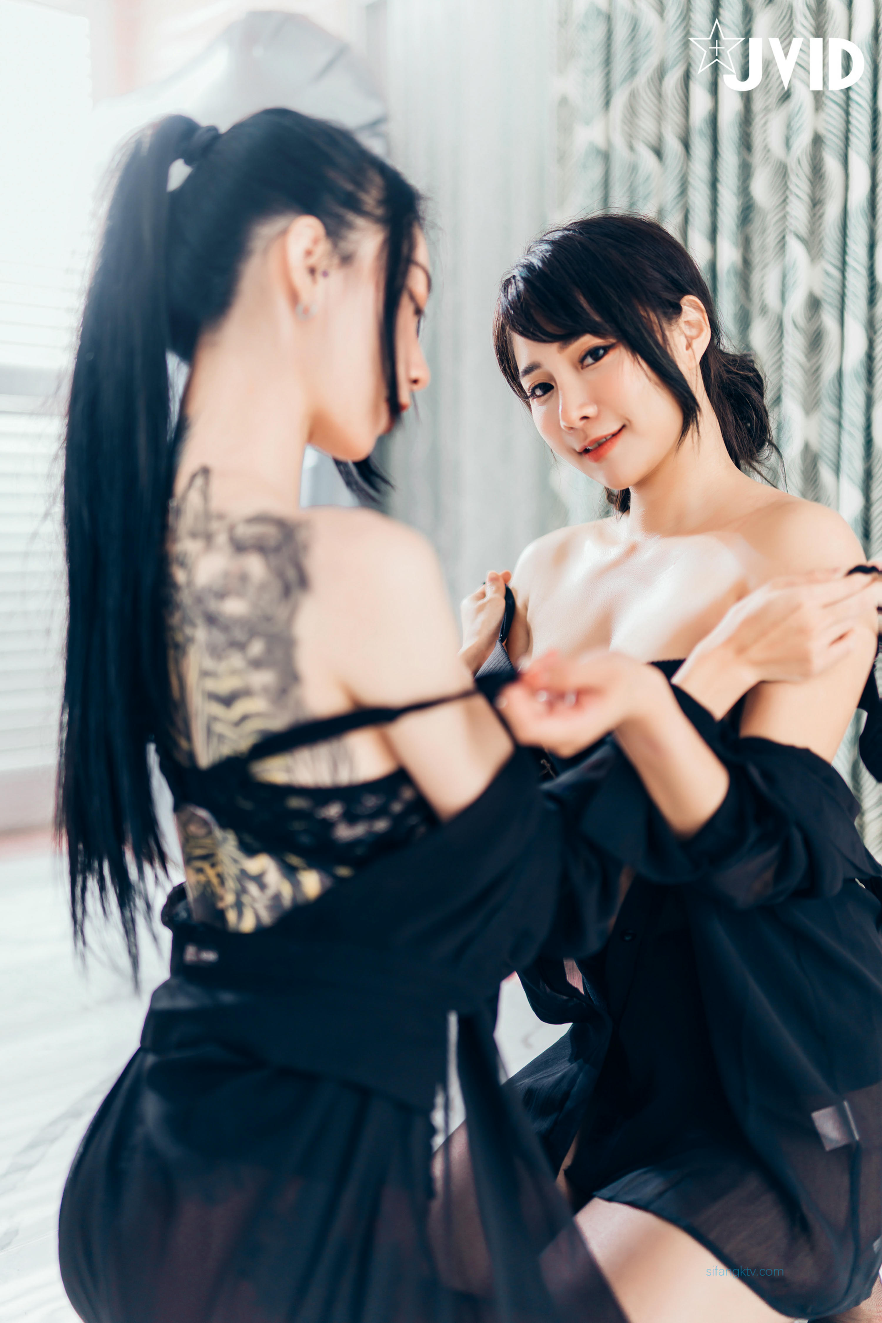 JVID NO.535 上司新人下属 无内黑丝终极奥义 乐乐x飘飘 [156P 1.46GB]_第3集