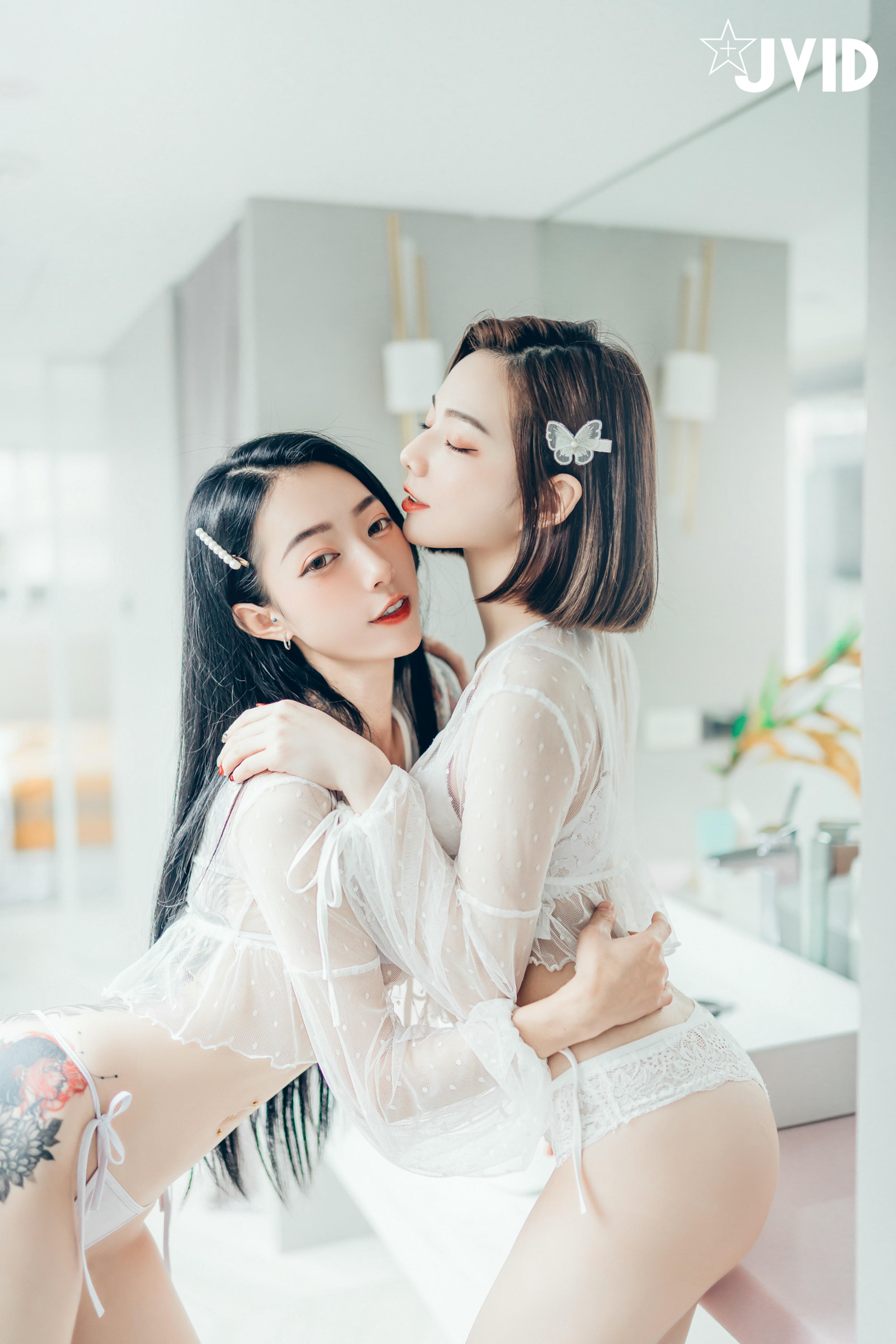JVID NO.540 和女神姊妹過情人節 飄飄x啾啾 [159P 1.32GB]_第8集