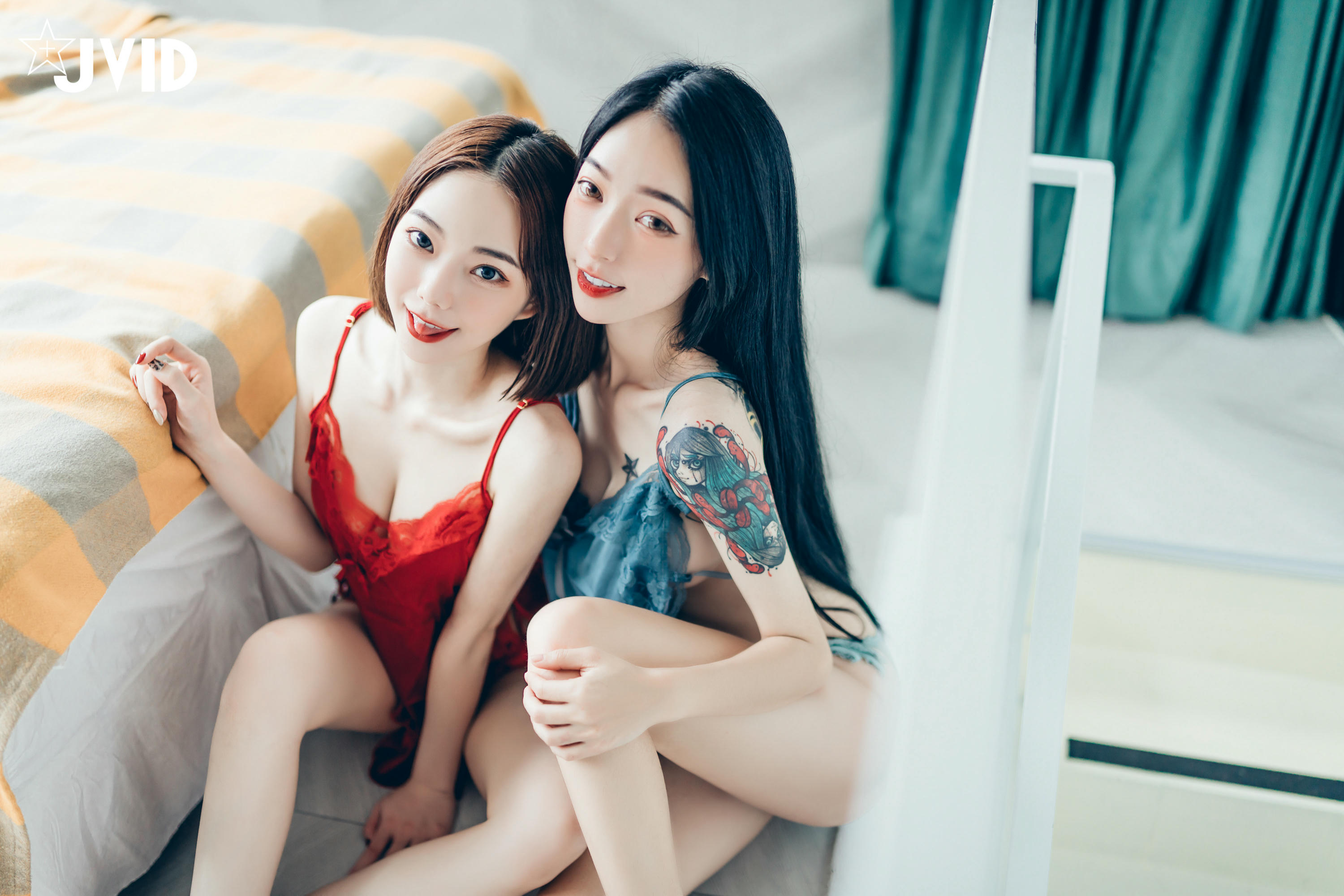 JVID NO.540 和女神姊妹過情人節 飄飄x啾啾 [159P 1.32GB]_第1集