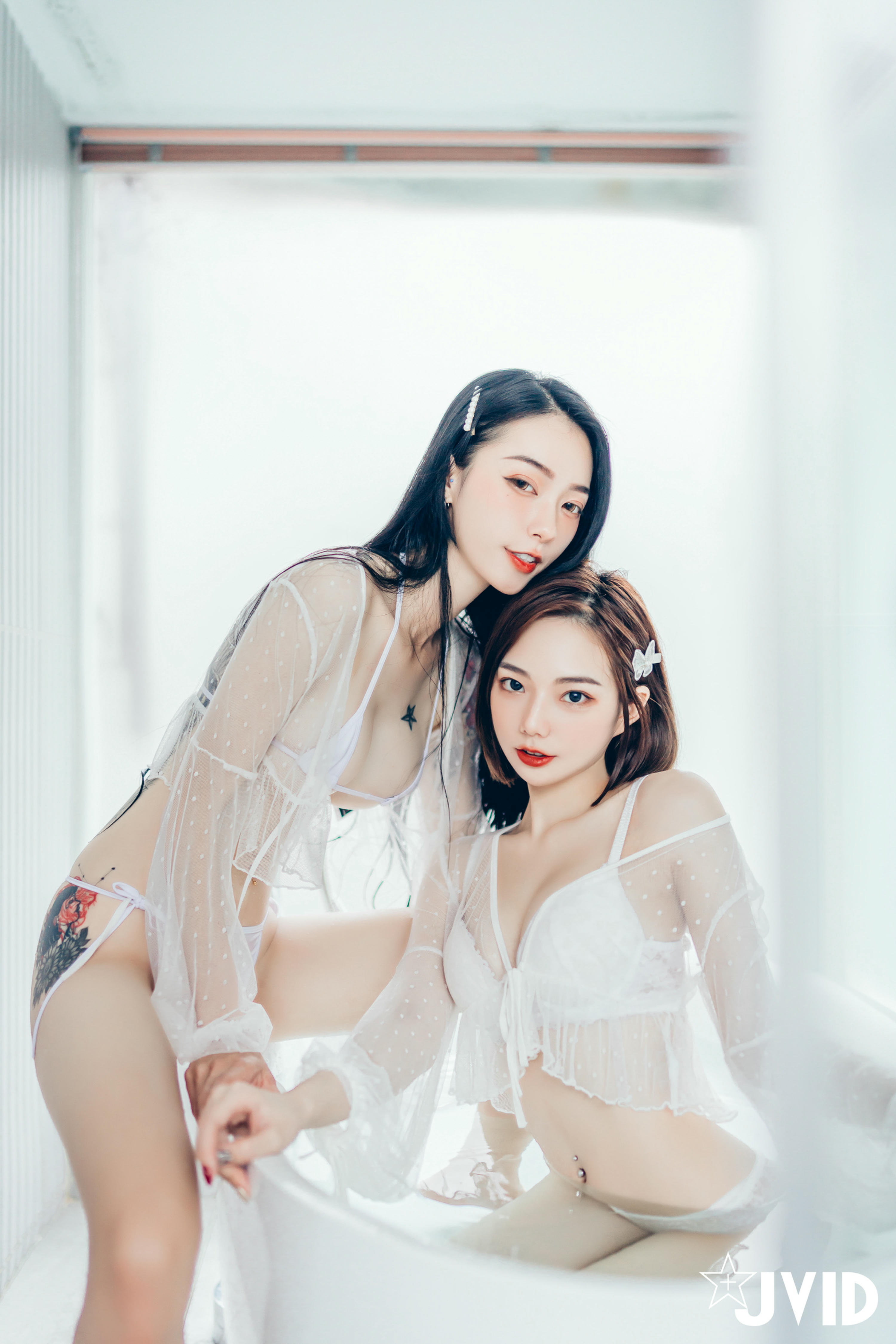 JVID NO.540 和女神姊妹過情人節 飄飄x啾啾 [159P 1.32GB]_第3集