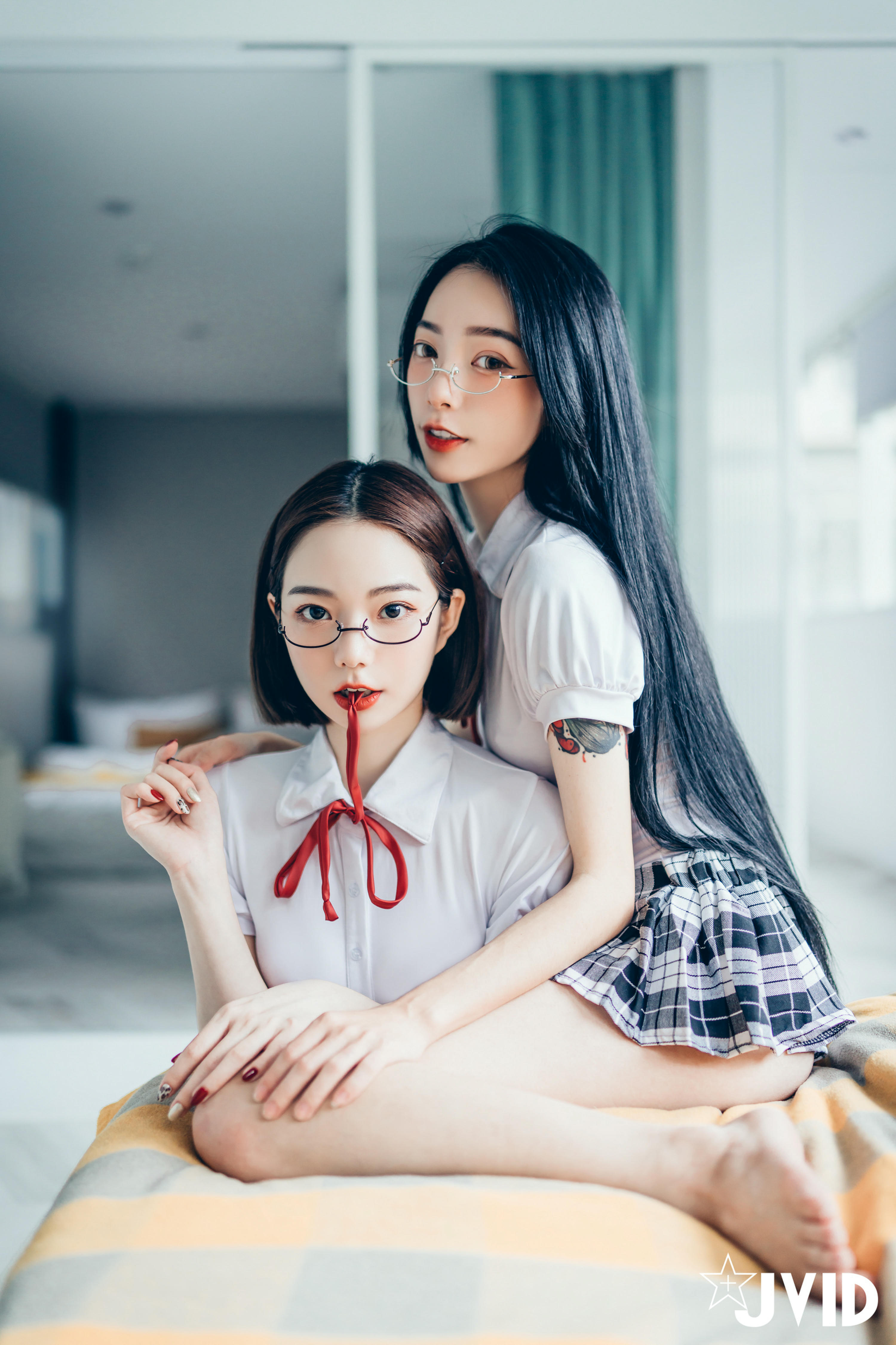 JVID NO.540 和女神姊妹過情人節 飄飄x啾啾 [159P 1.32GB]_第1集