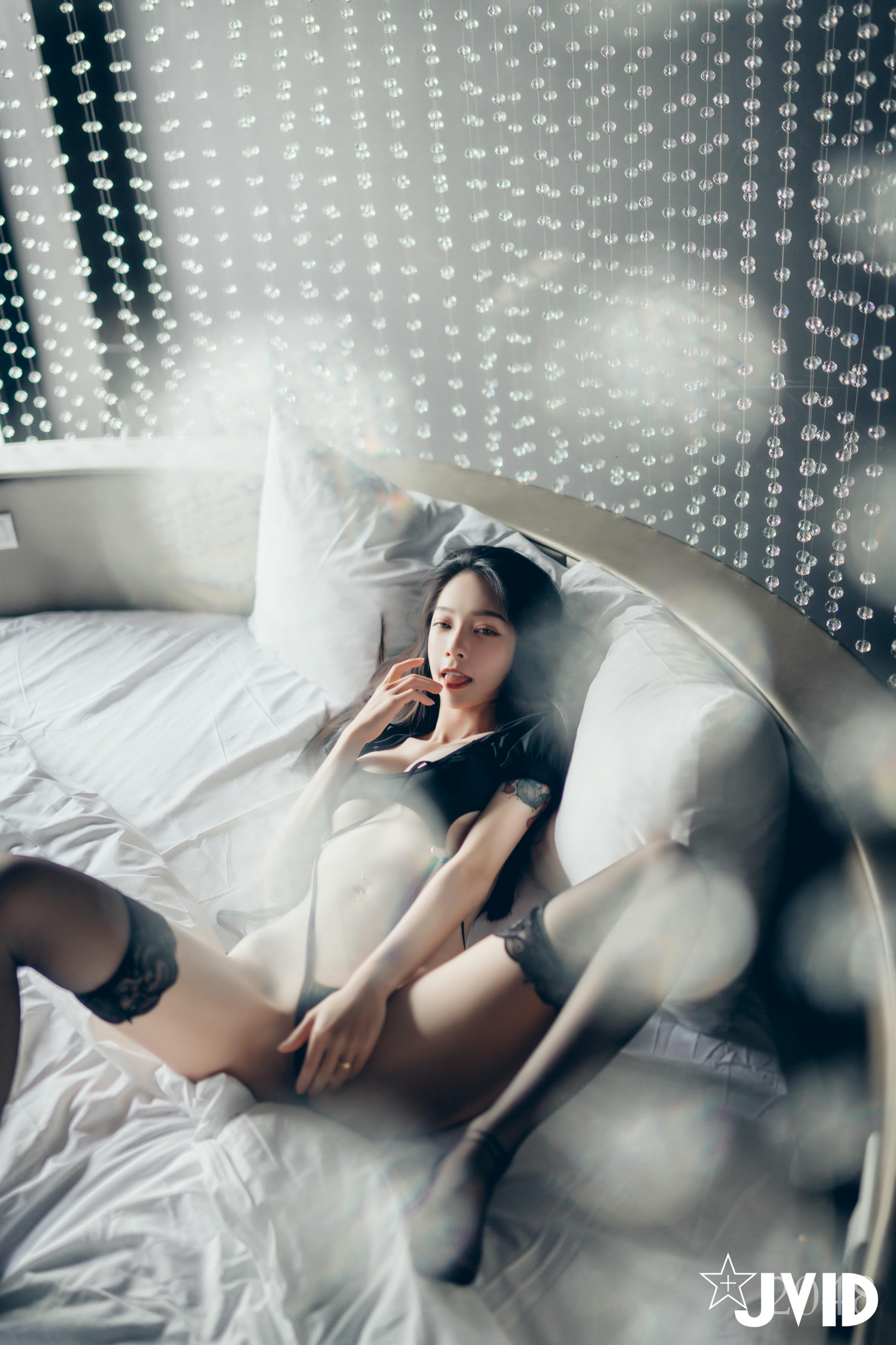 JVID NO.542 黑超猛激凸遮不住 白透透睡衣 - 飄飄 [120P 1V 1.2GB]_第6集