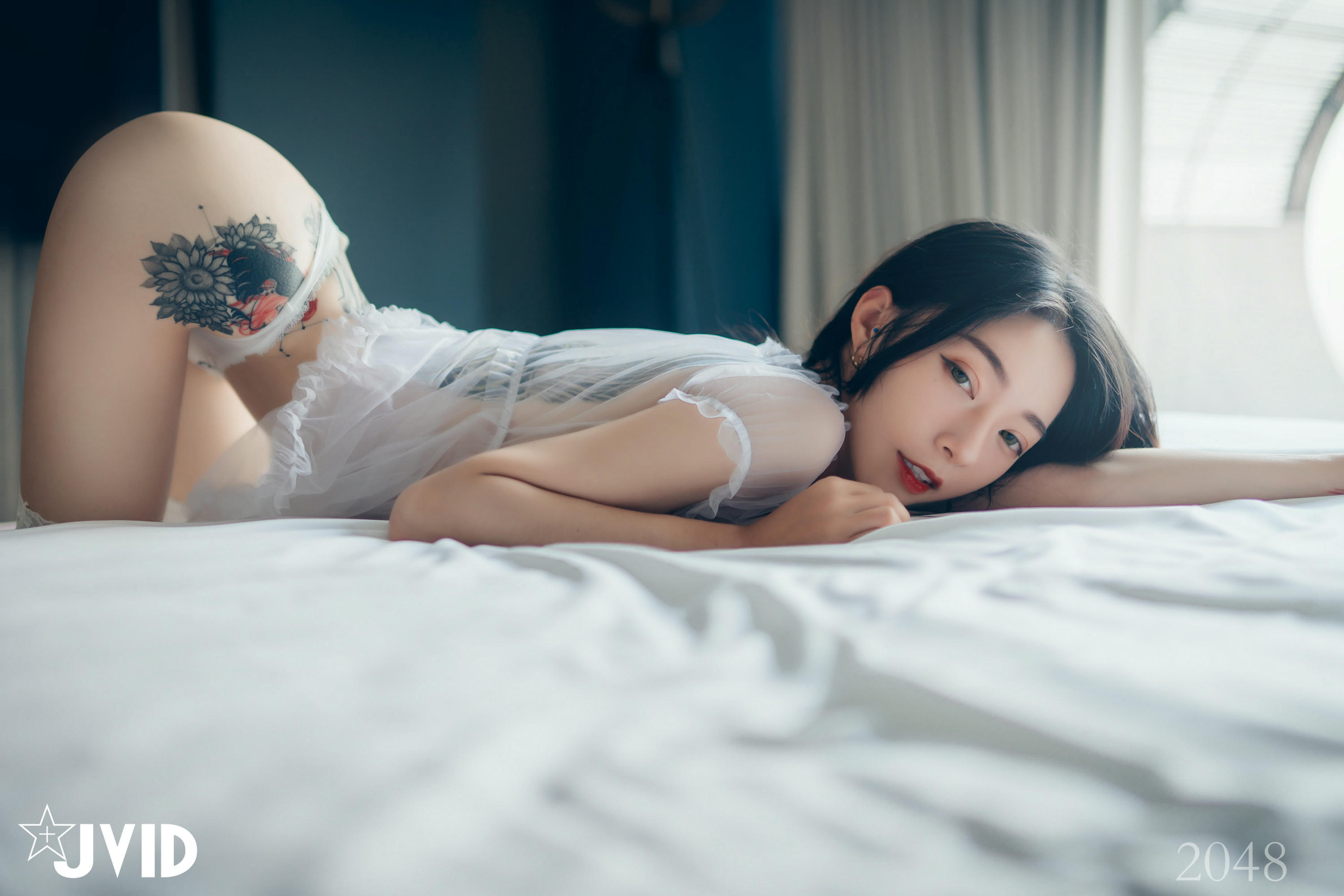 JVID NO.542 黑超猛激凸遮不住 白透透睡衣 - 飄飄 [120P 1V 1.2GB]_第2集