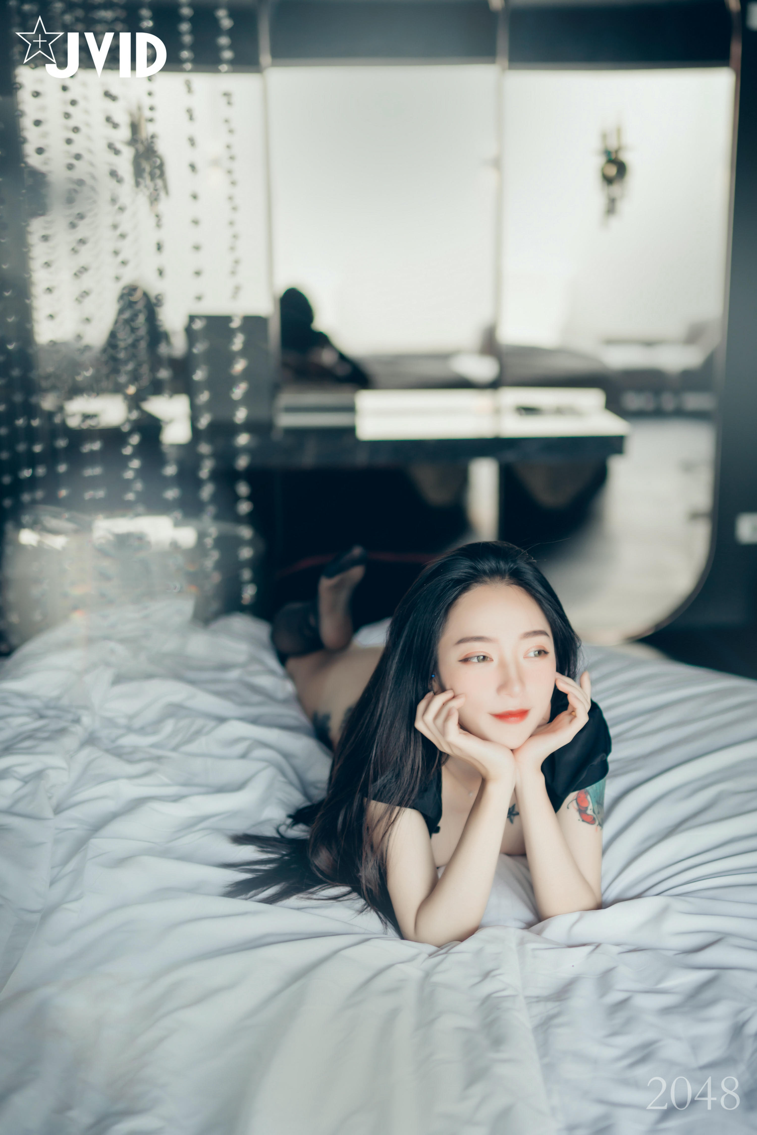 JVID NO.542 黑超猛激凸遮不住 白透透睡衣 - 飄飄 [120P 1V 1.2GB]_第3集