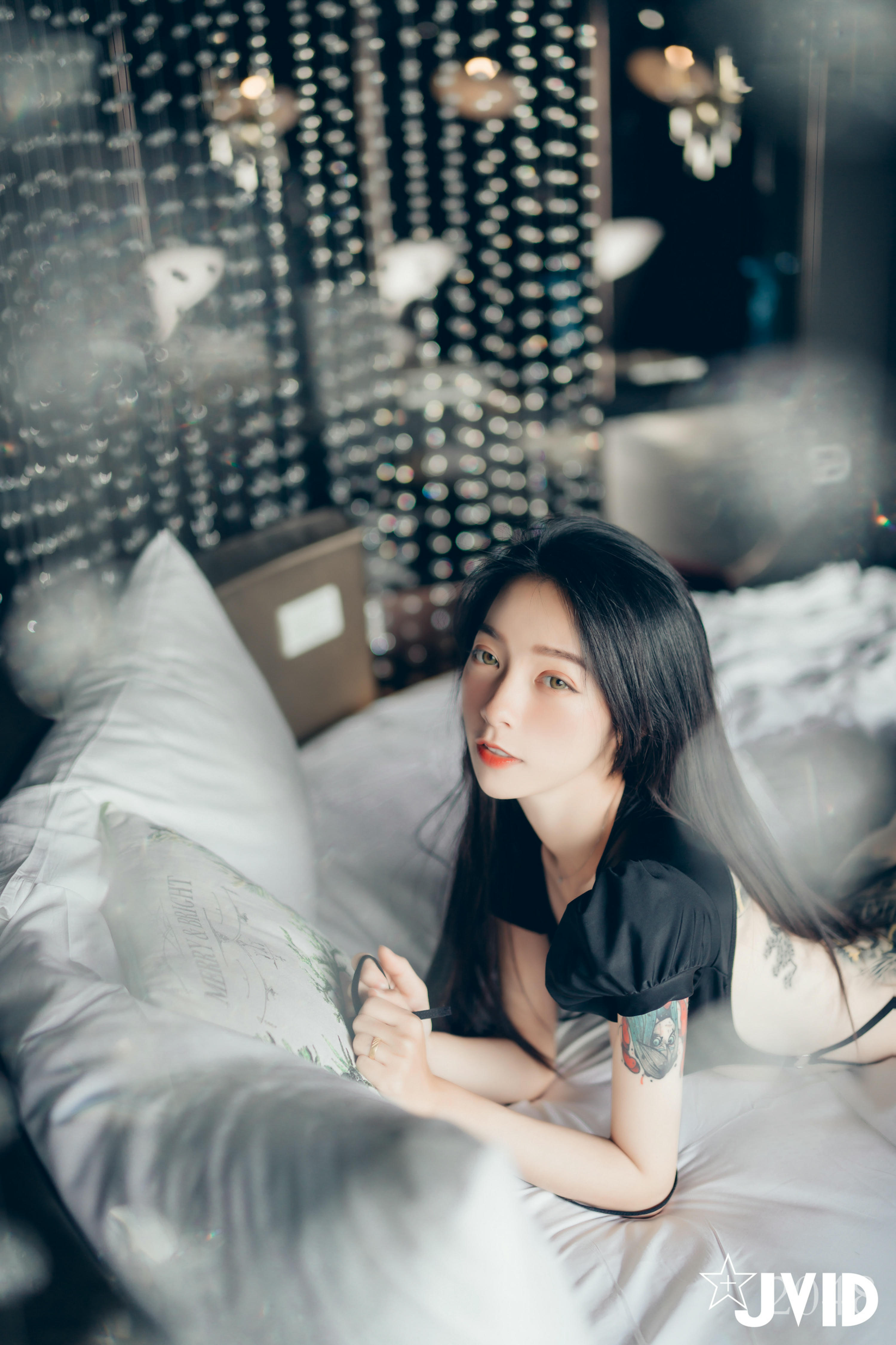 JVID NO.542 黑超猛激凸遮不住 白透透睡衣 - 飄飄 [120P 1V 1.2GB]_第4集