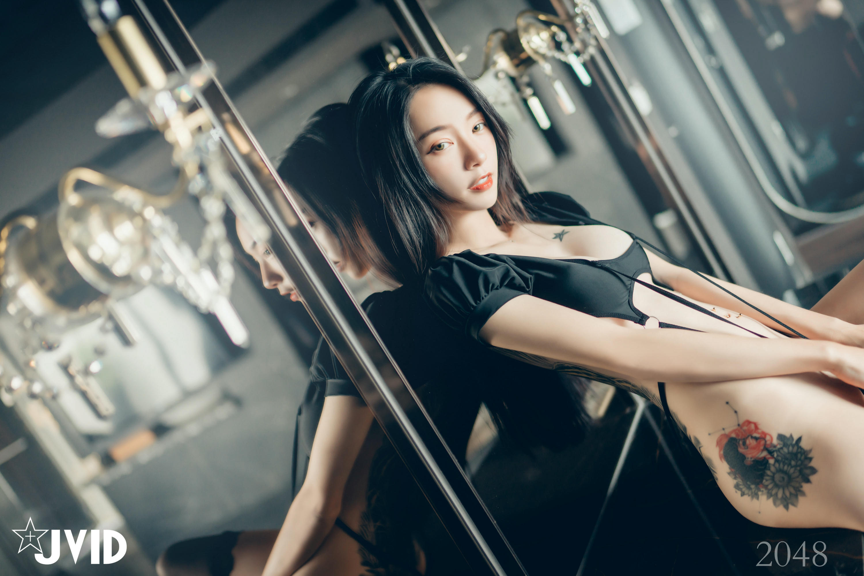JVID NO.542 黑超猛激凸遮不住 白透透睡衣 - 飄飄 [120P 1V 1.2GB]_第5集