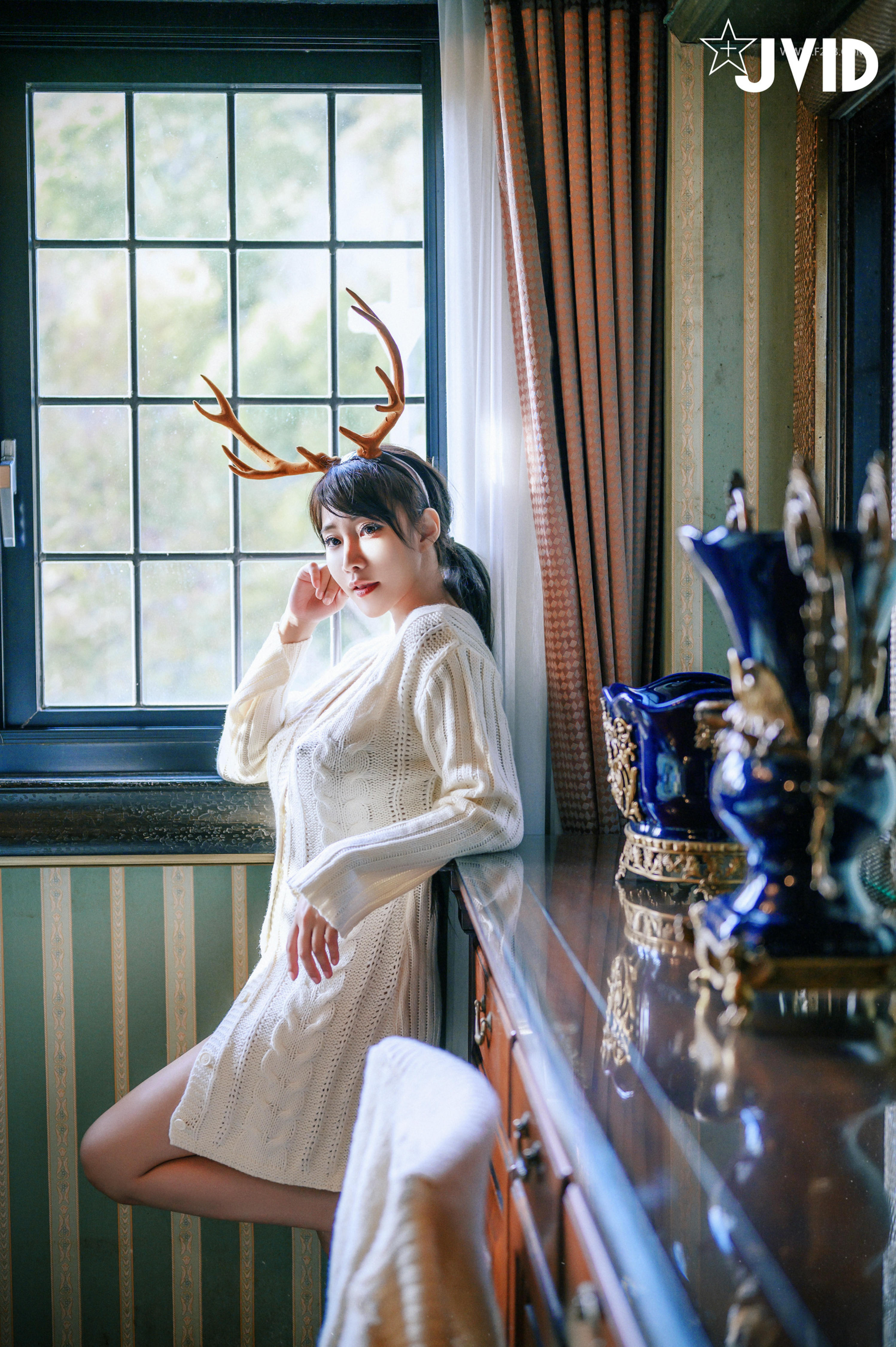JVID NO.581 完美曲线全裸鹿角尤物 - 乐乐 [173P 1V 2GB]_第4集