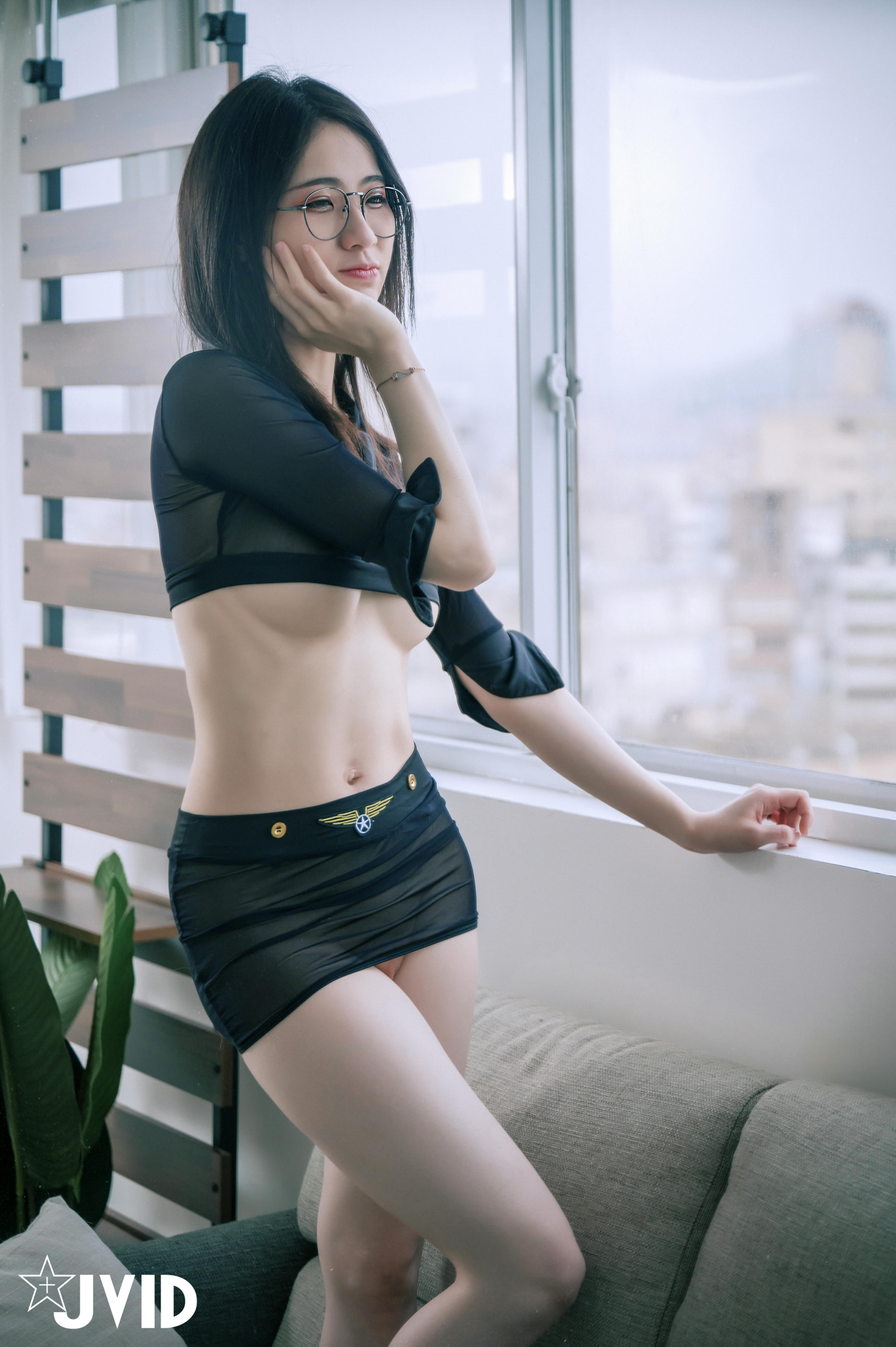 JVID NO.587 性感暗黑空姐 - 阿黎 [187P 2GB]_第4集