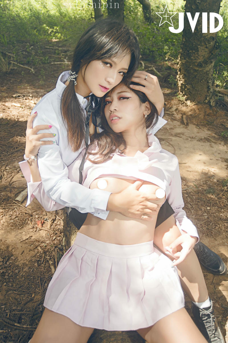 JVID - 双女大战 全裸无遮黑丝袜露出缠绵 素人志 THE Butt QueenLesbian [98P1V 368M]_第1集