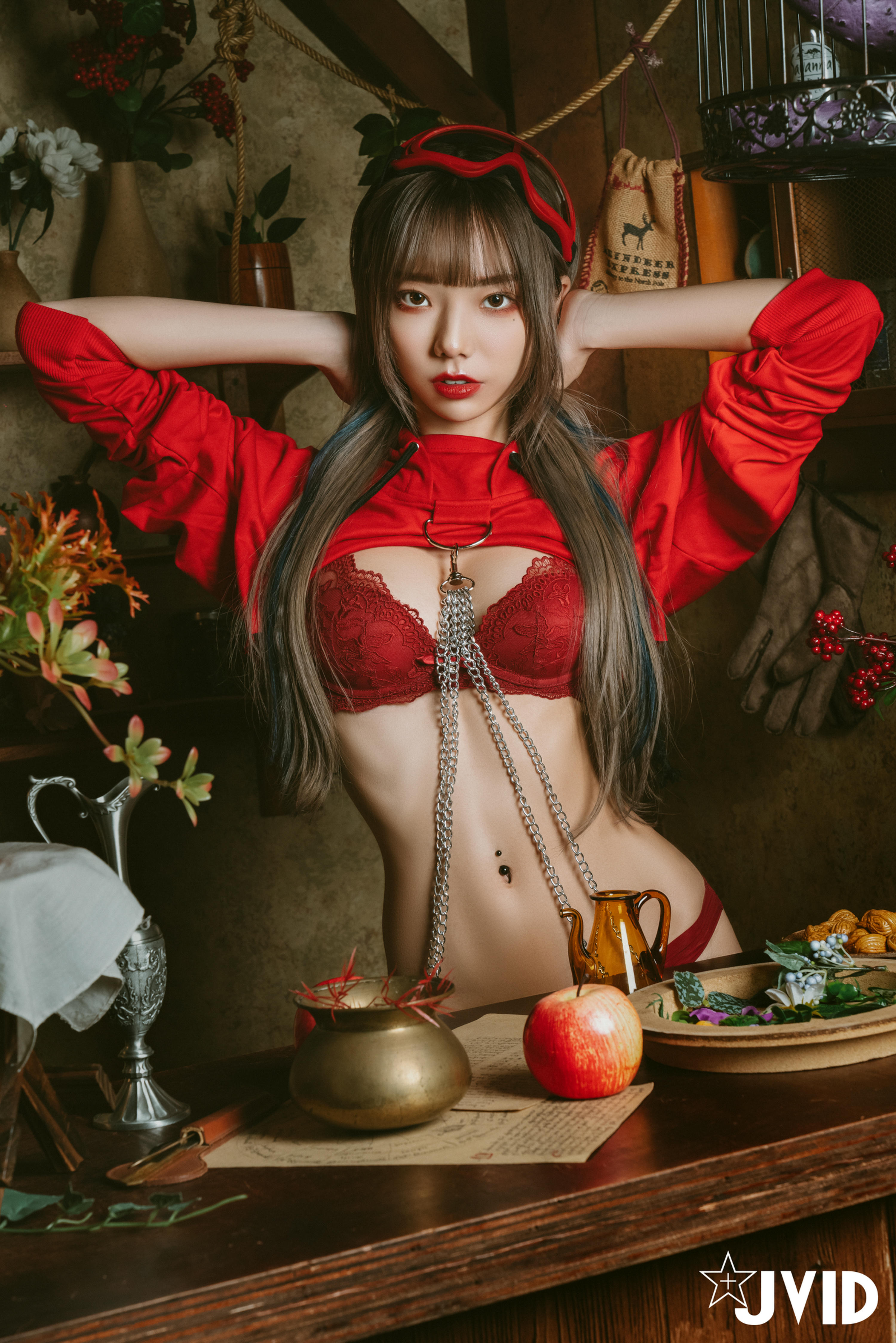 JVID NO.604《啾啾の奇妙な冒険》小紅帽啾啾小公主 [121P 1.7GB]_第2集