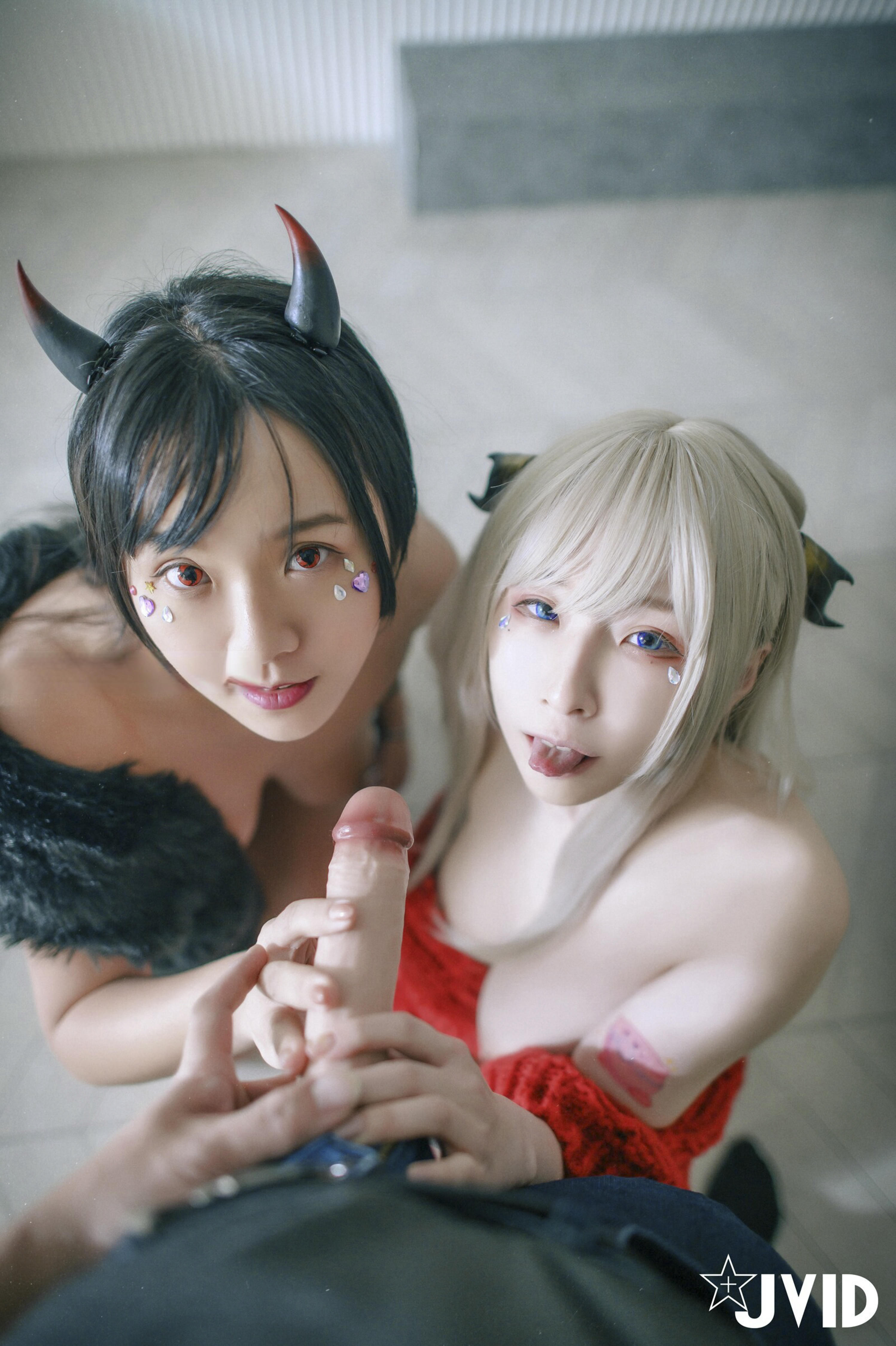 JVID NO.610 暗夜魅魔人间初体验 硕大酥乳汹涌澎湃 黎菲儿x宝七 With WaterMark [165P 1V 2GB]_第8集
