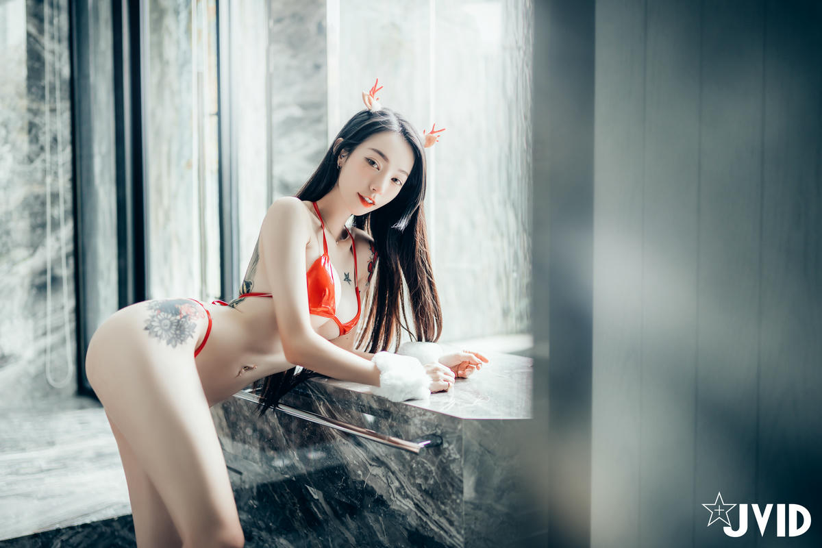 JVID NO.652 飘飘&妍妍 圣诞女神麋鹿宠物 [149P1V 206MB]_第2集