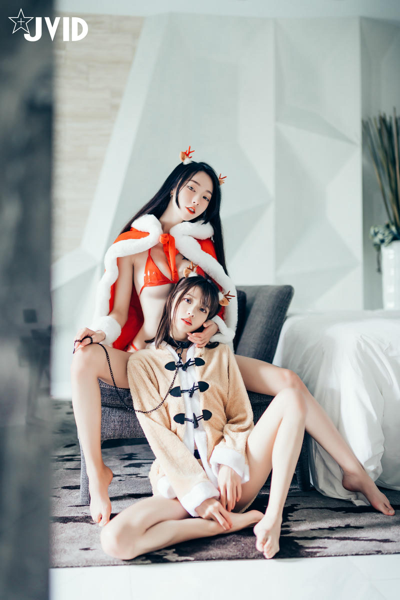 JVID NO.652 飘飘&妍妍 圣诞女神麋鹿宠物 [149P1V 206MB]_第5集