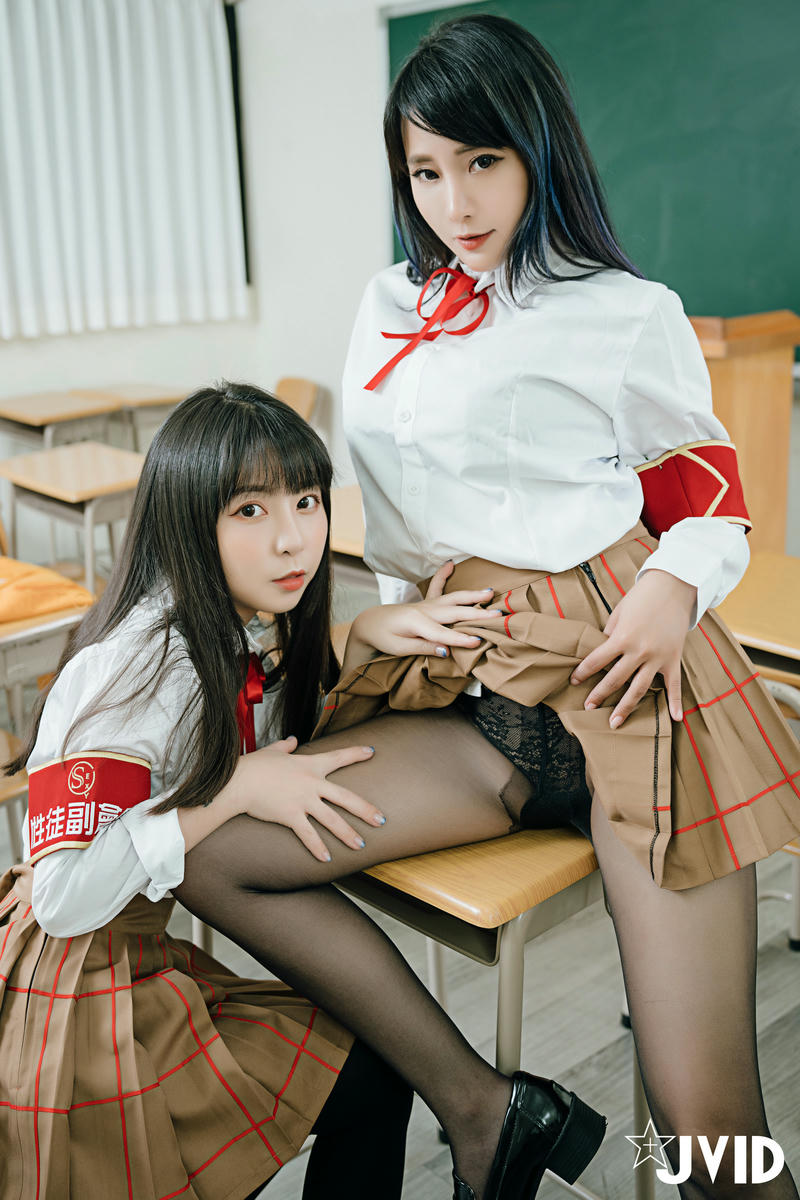 JVID NO.675 Tiny&乐乐 学园の徒会长副会长隐藏版 [121P 144MB]_第2集