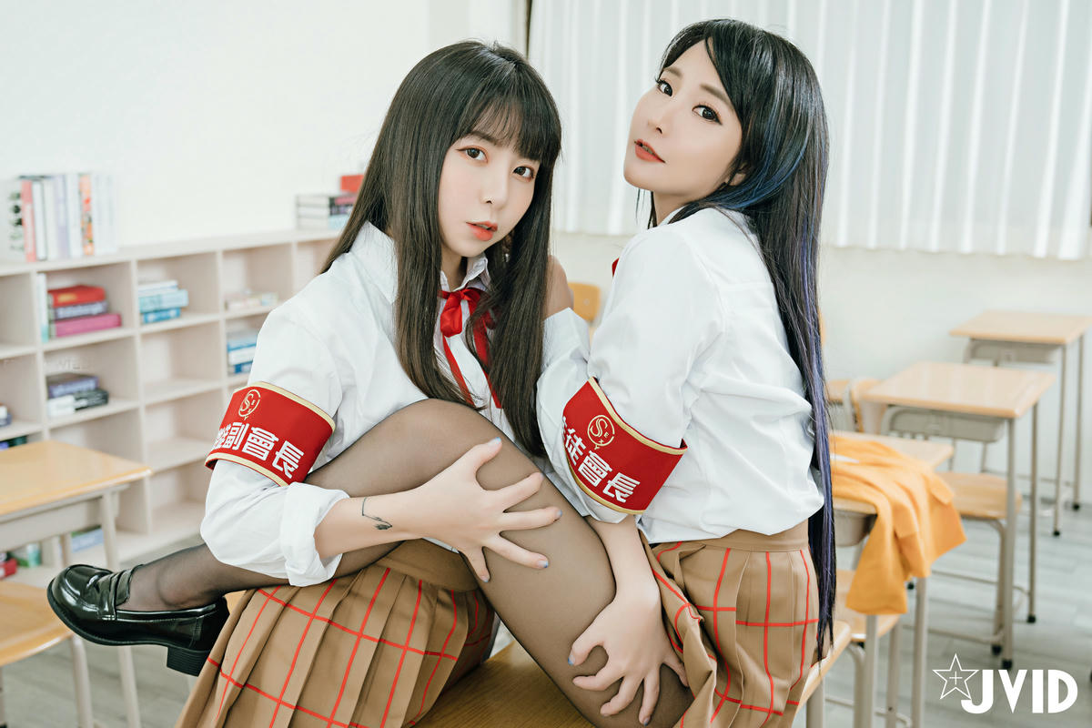 JVID NO.675 Tiny&乐乐 学园の徒会长副会长隐藏版 [121P 144MB]_第1集