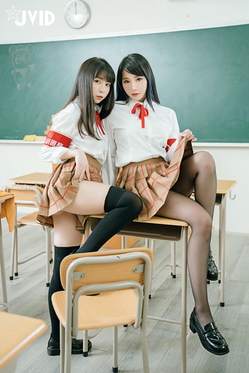 JVID NO.675 Tiny&乐乐 学园の徒会长副会长隐藏版 [121P 144MB]_第3集