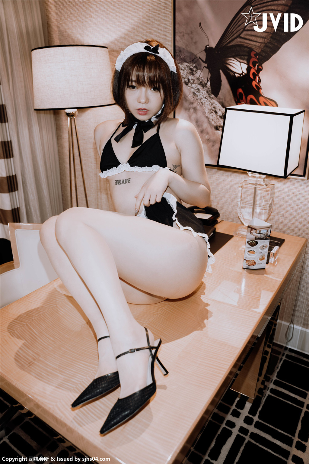 JVID - 女神雅捷COS钟点性玩物美尻女仆超诱惑 推到肏翻 妩媚至极 中文字幕 高清私拍 206P1V_第1集