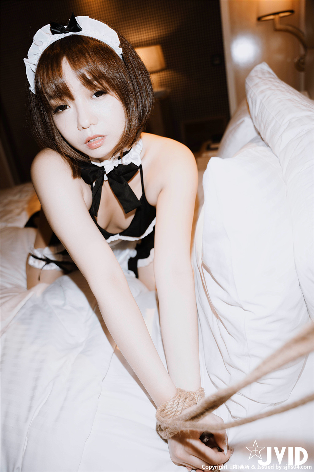 JVID - 女神雅捷COS钟点性玩物美尻女仆超诱惑 推到肏翻 妩媚至极 中文字幕 高清私拍 206P1V_第5集