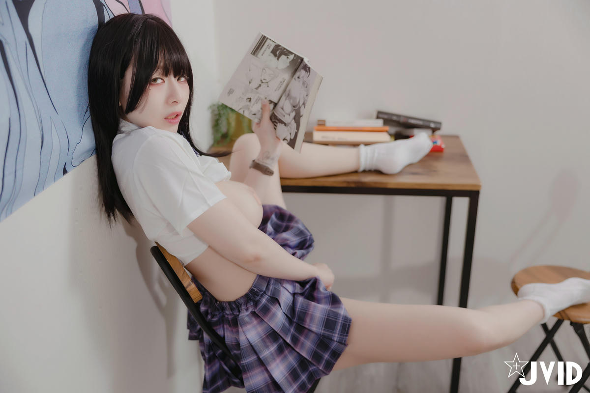 JVID NO.771 黎菲兒 School girl Super crazy [73P1V 1.18G]_第3集