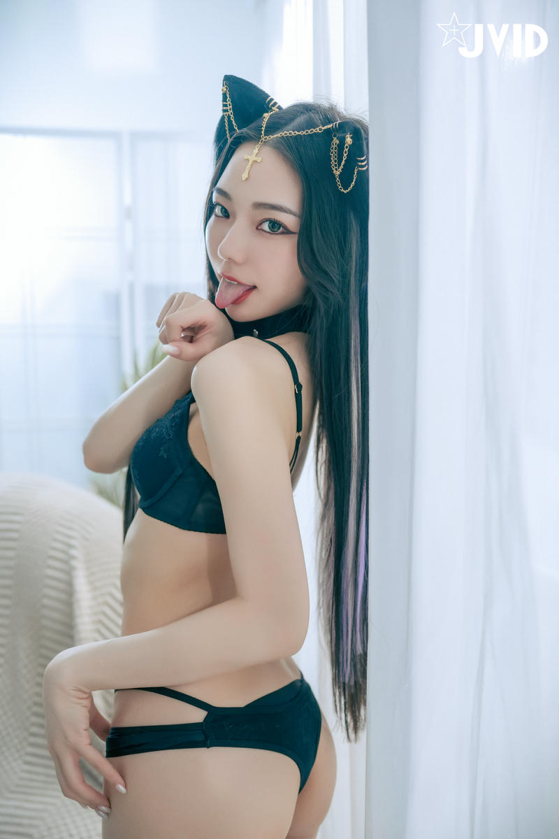 JVID NO.827 啾啾❤️用牛奶黑貓娘❤️[201P1V 907MB]_第6集