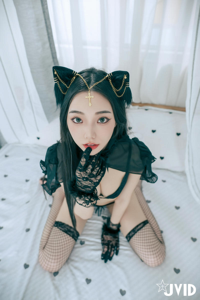 JVID NO.827 啾啾❤️用牛奶黑貓娘❤️[201P1V 907MB]_第6集