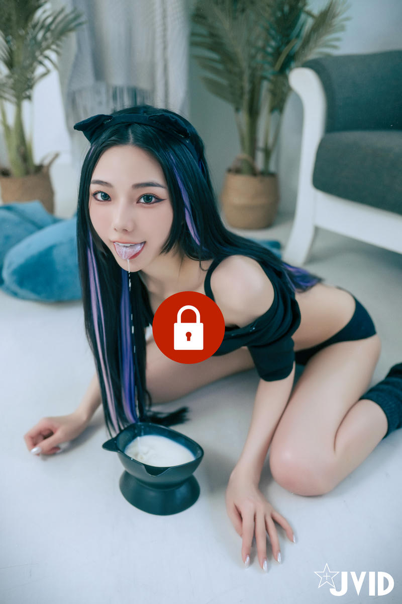 JVID NO.827 啾啾❤️用牛奶黑貓娘❤️[201P1V 907MB]_第7集