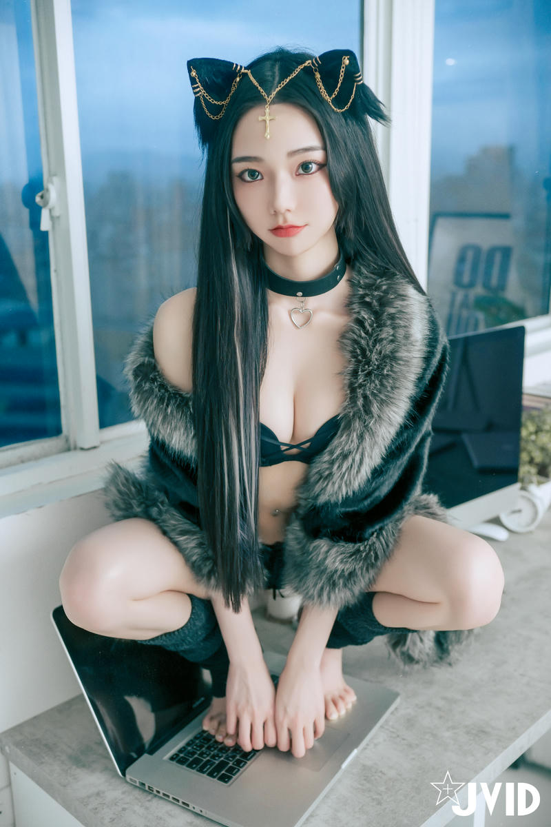 JVID NO.827 啾啾❤️用牛奶黑貓娘❤️[201P1V 907MB]_第8集