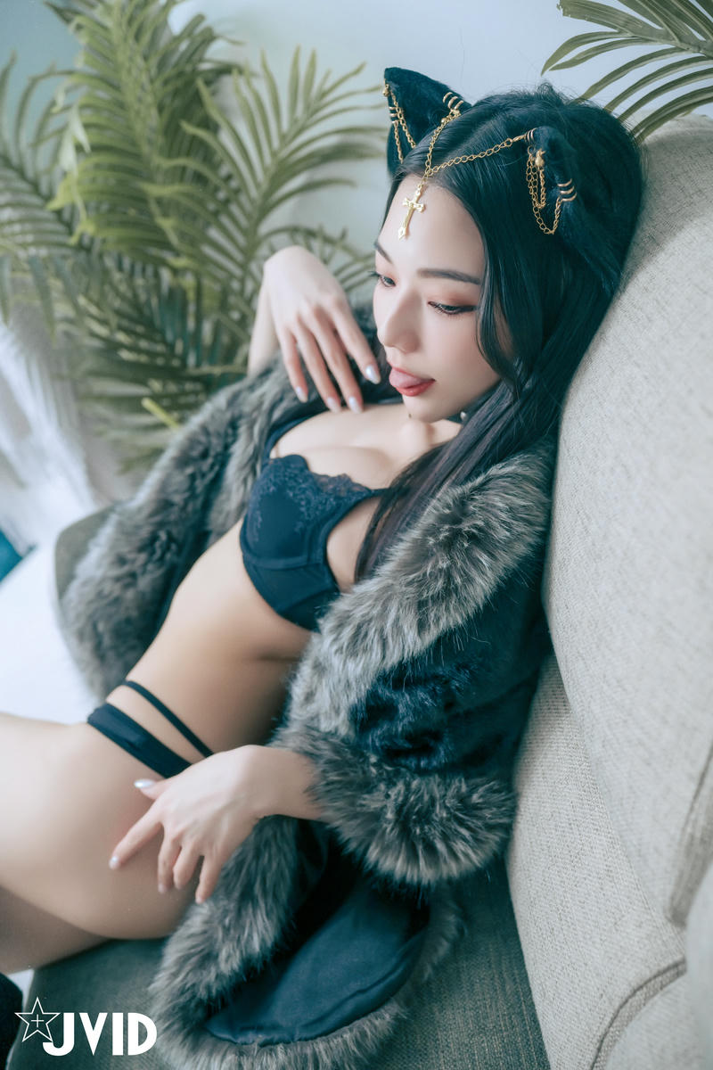 JVID NO.827 啾啾❤️用牛奶黑貓娘❤️[201P1V 907MB]_第8集